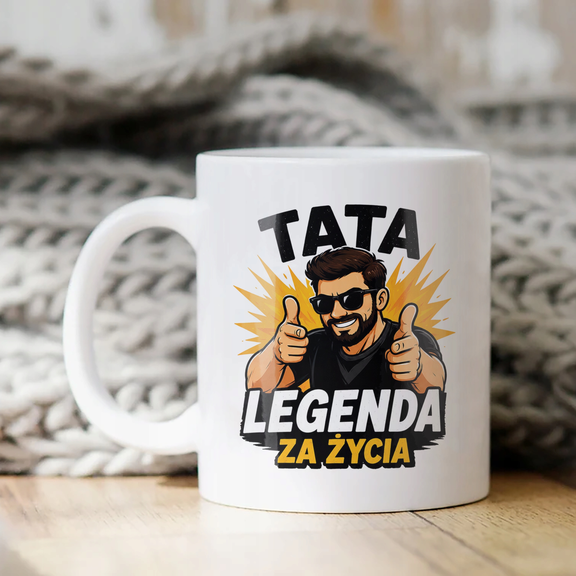 Kubek Ceramiczny prezent dla taty na Dzień Ojca upominek