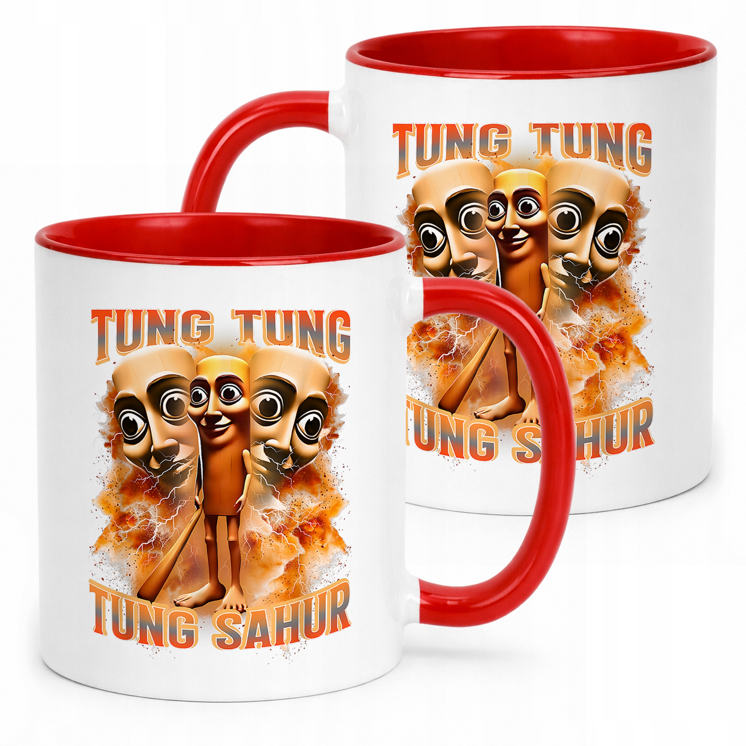Kubek ceramiczny Tung Tung Sahur viral tiktok brainrot mem