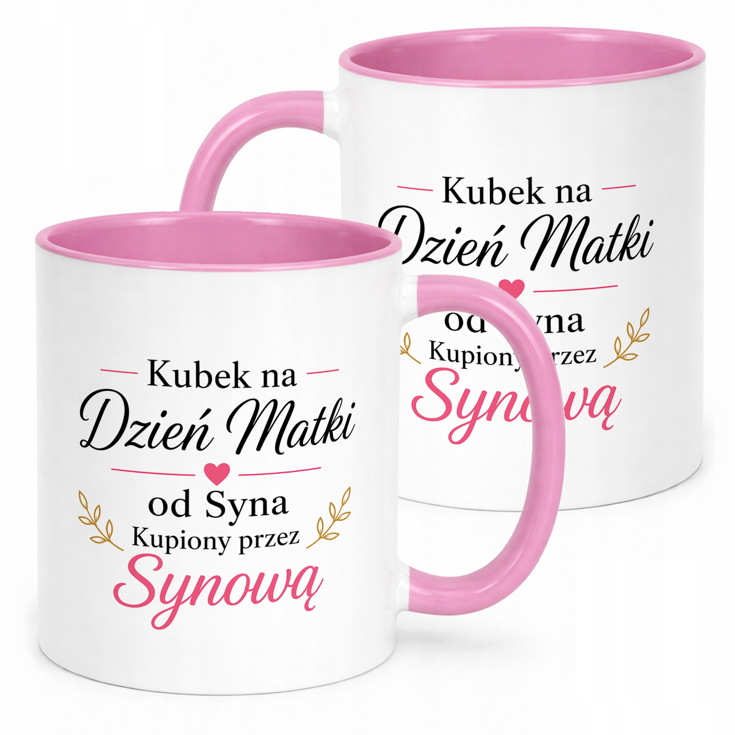 Kubek dla mamy różowy prezent na Dzień Matki praktyczny upominek mamy