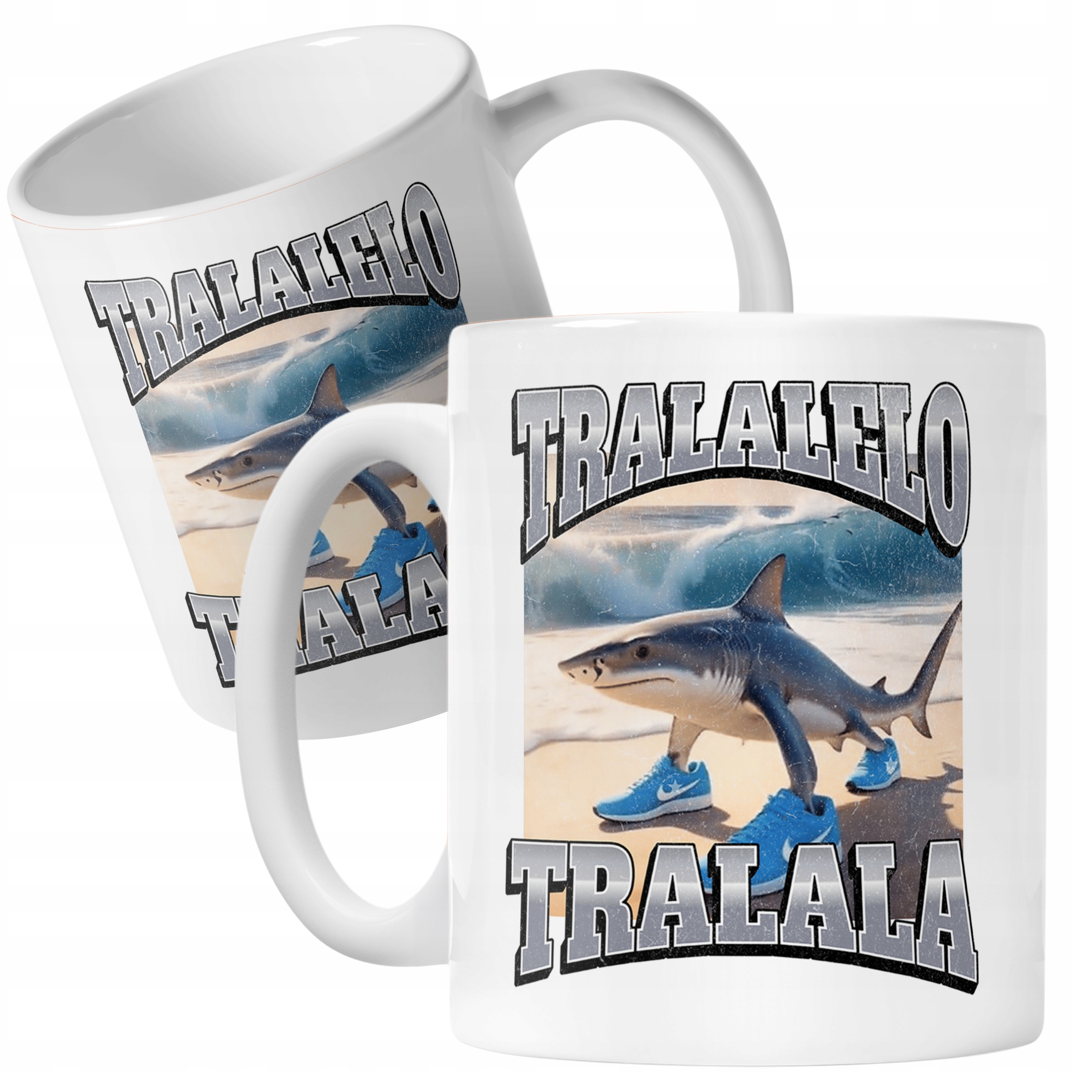 Kubek ceramiczny Tralalero Tralala viral tiktok brainrot mem