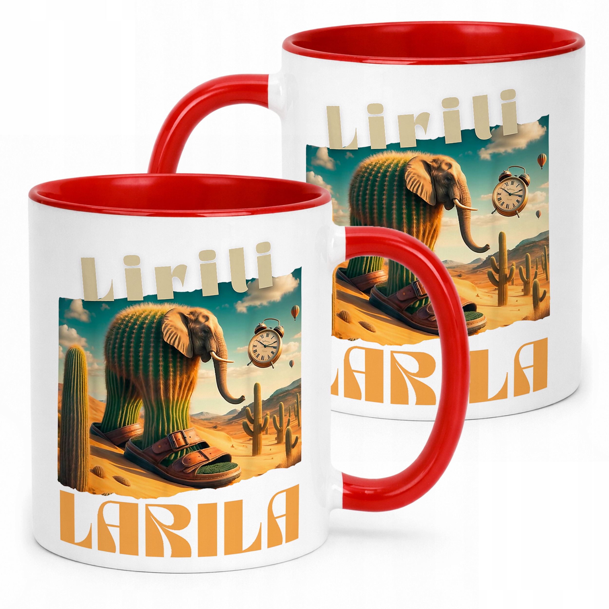 Kubek ceramiczny Lirilarila viral tiktok brainrot mem