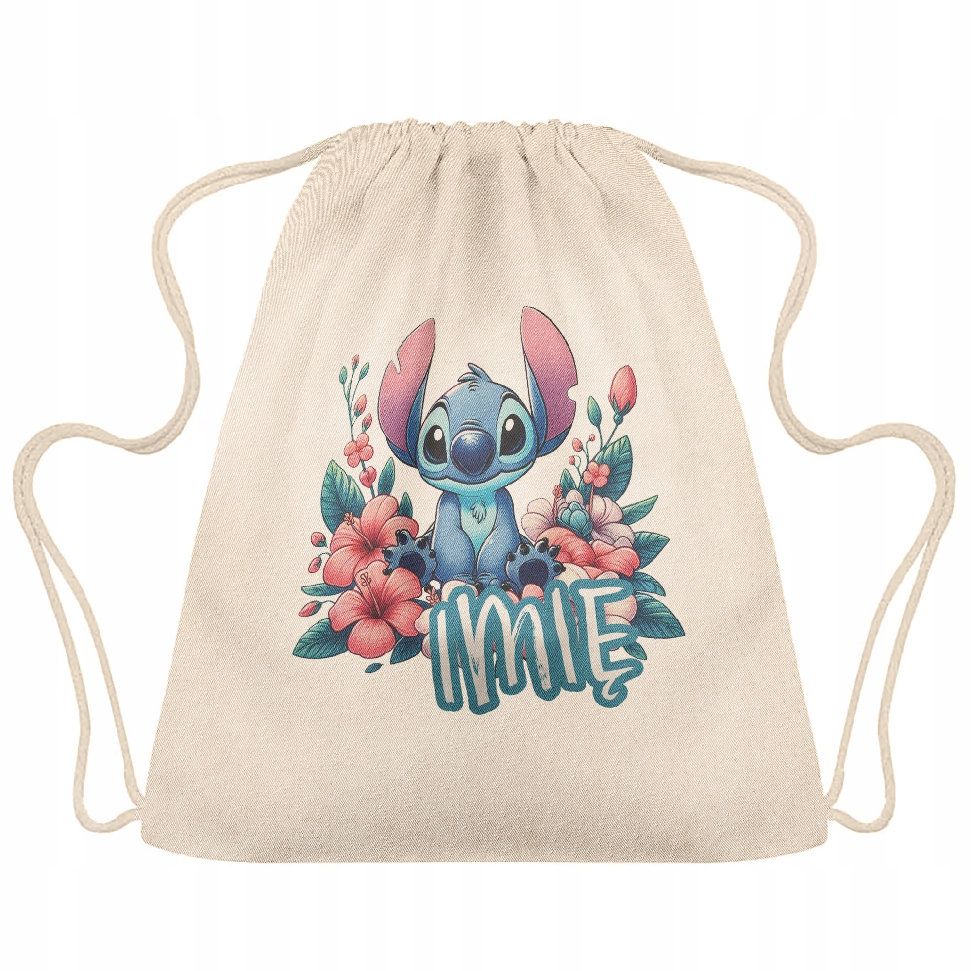 Plecak bawełniany Z imieniem Lilo i Stitch Dla Dzieci Do Szkoły Przedszkola
