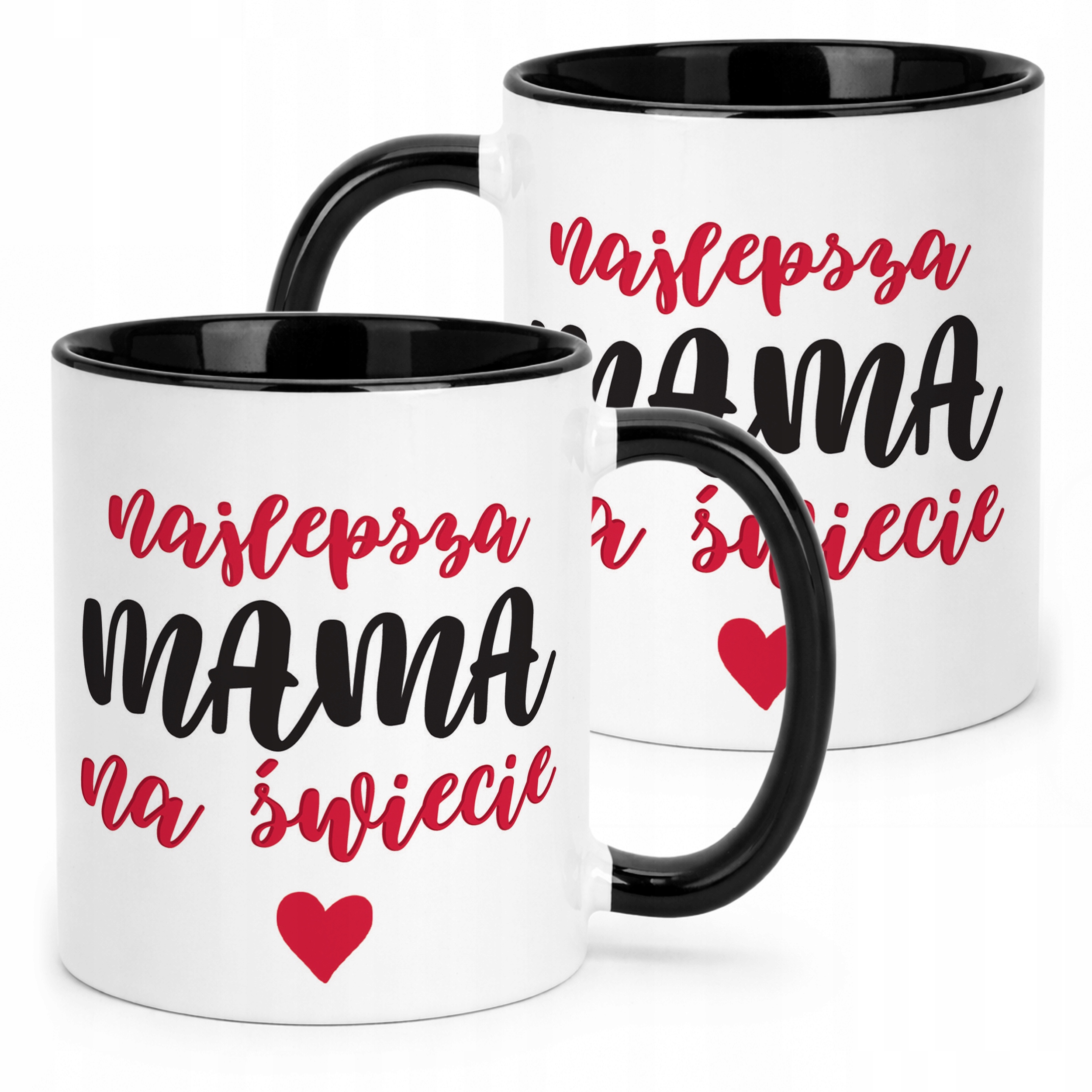 Kubek Czarny Dzień Matki Dla Mamy Prezent Najlepsza Mama na Świecie