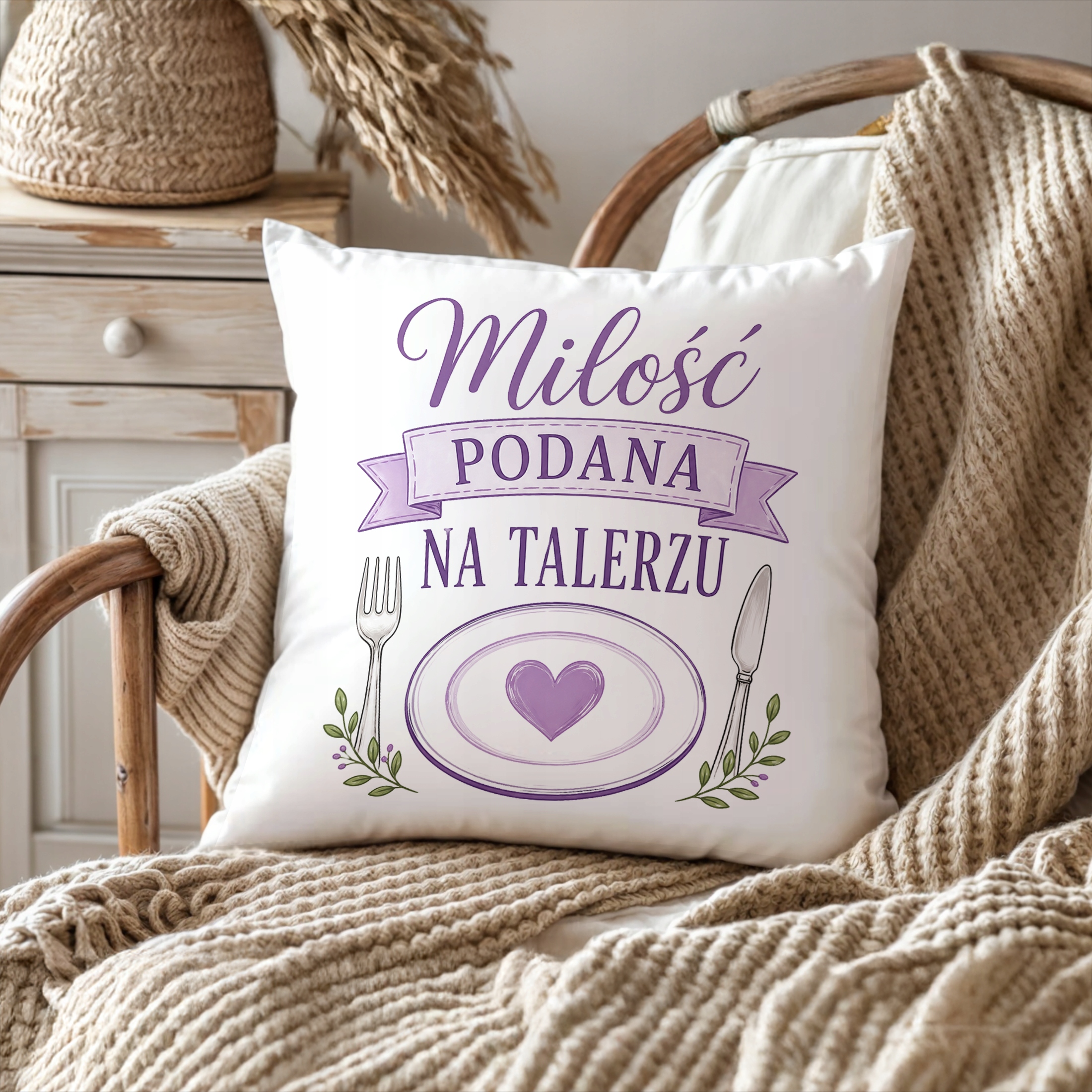 Prezent na Dzień Matki poduszka 38x38cm dla mamy uroczy upominek dla mamy