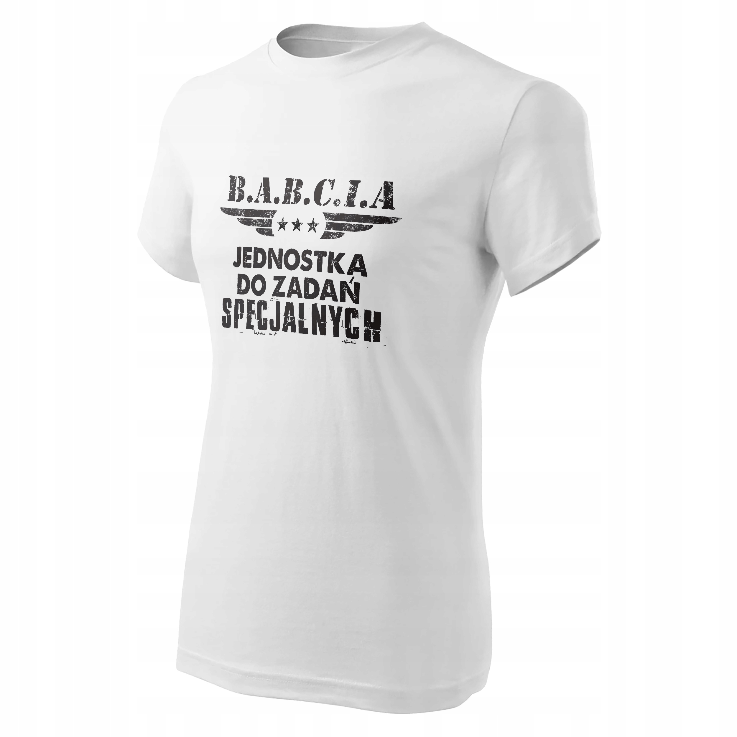 Koszulka Damska T-shirt Na Dzień Babci Prezent Jednostka Specjalna