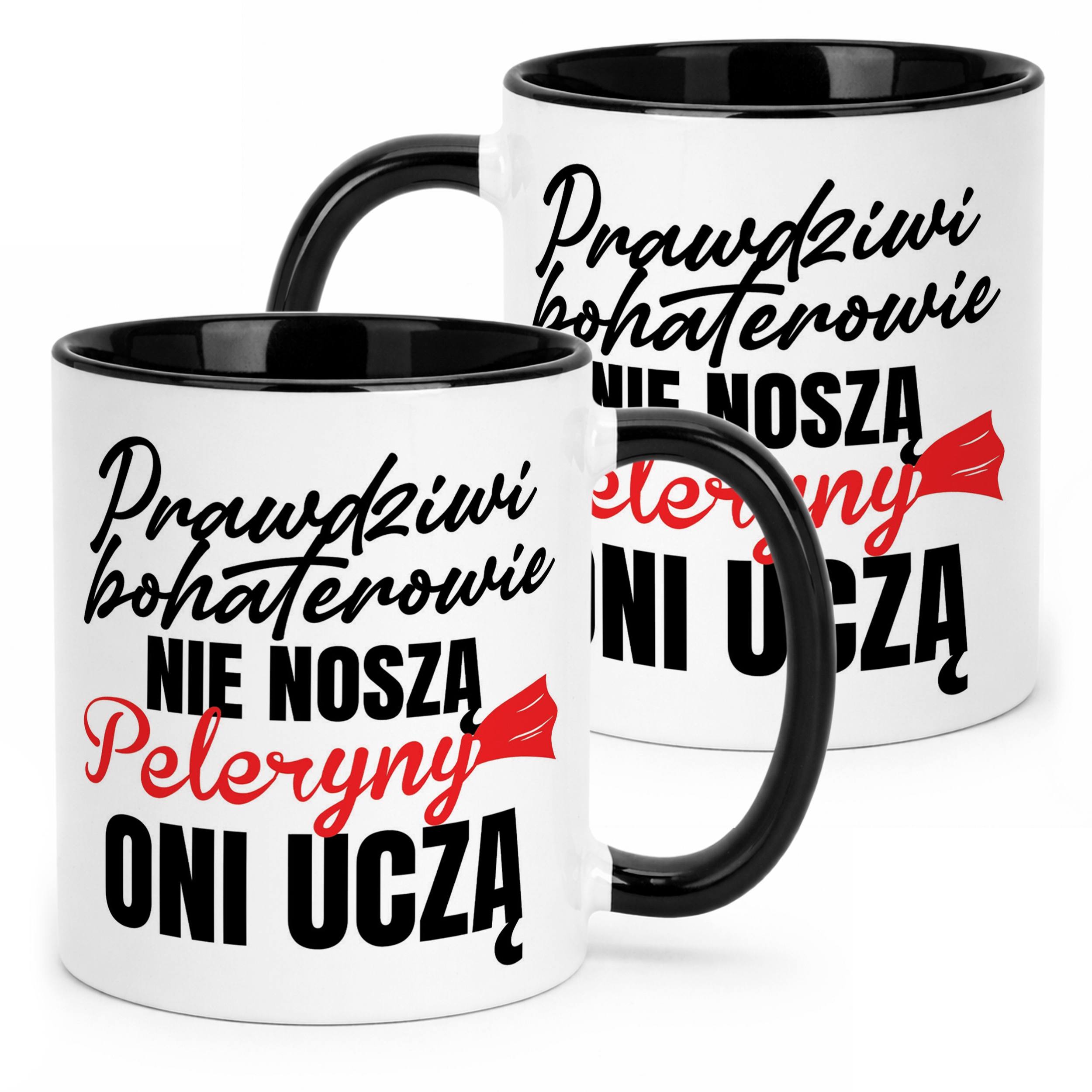 Kubek Czarny Dla Nauczyciela Nauczycielki Dzień Nauczyciela Prezent