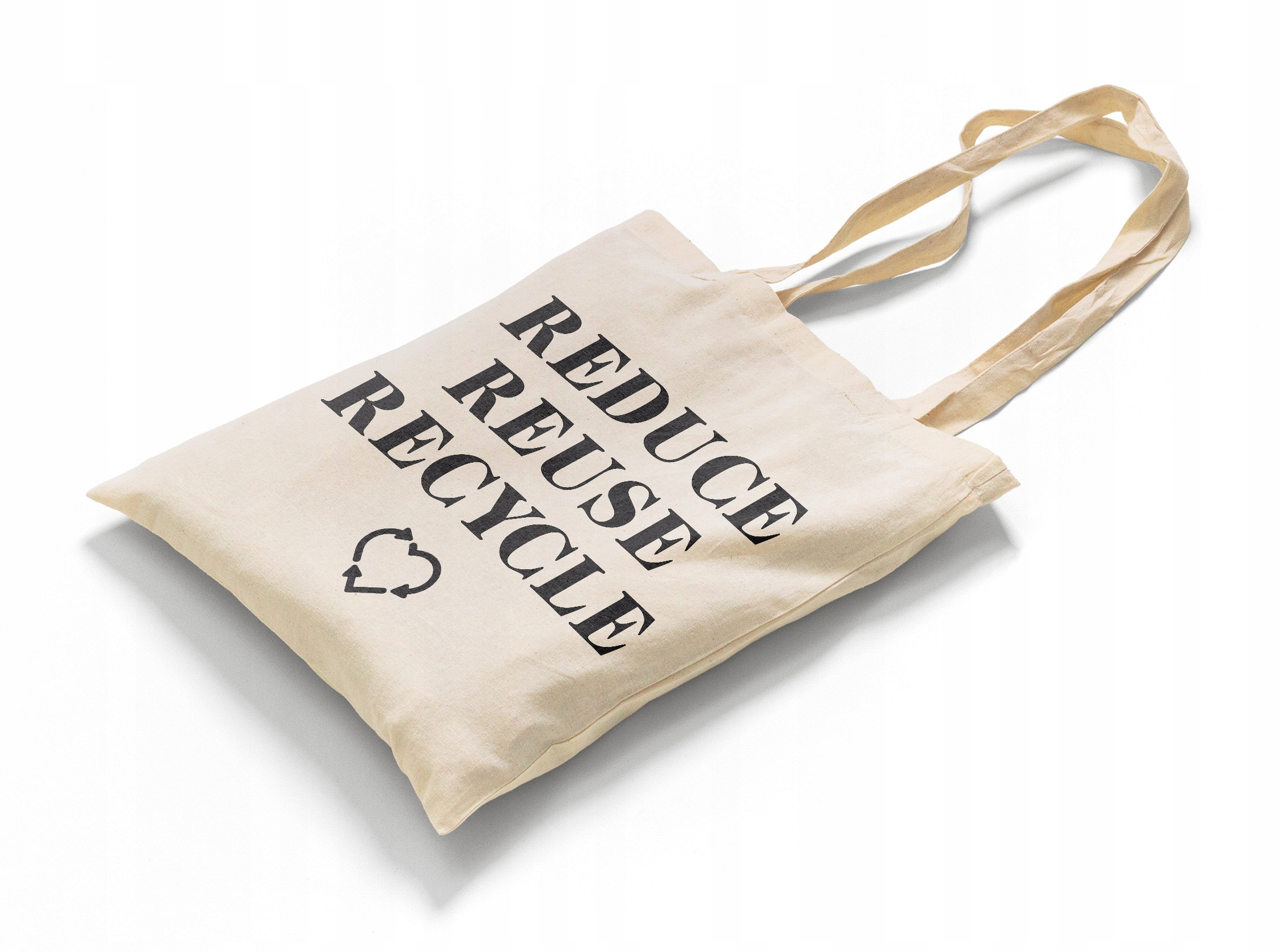 Torba bawełniana materiałowa na zakupy EKO Ekologia Recykling Środowisko
