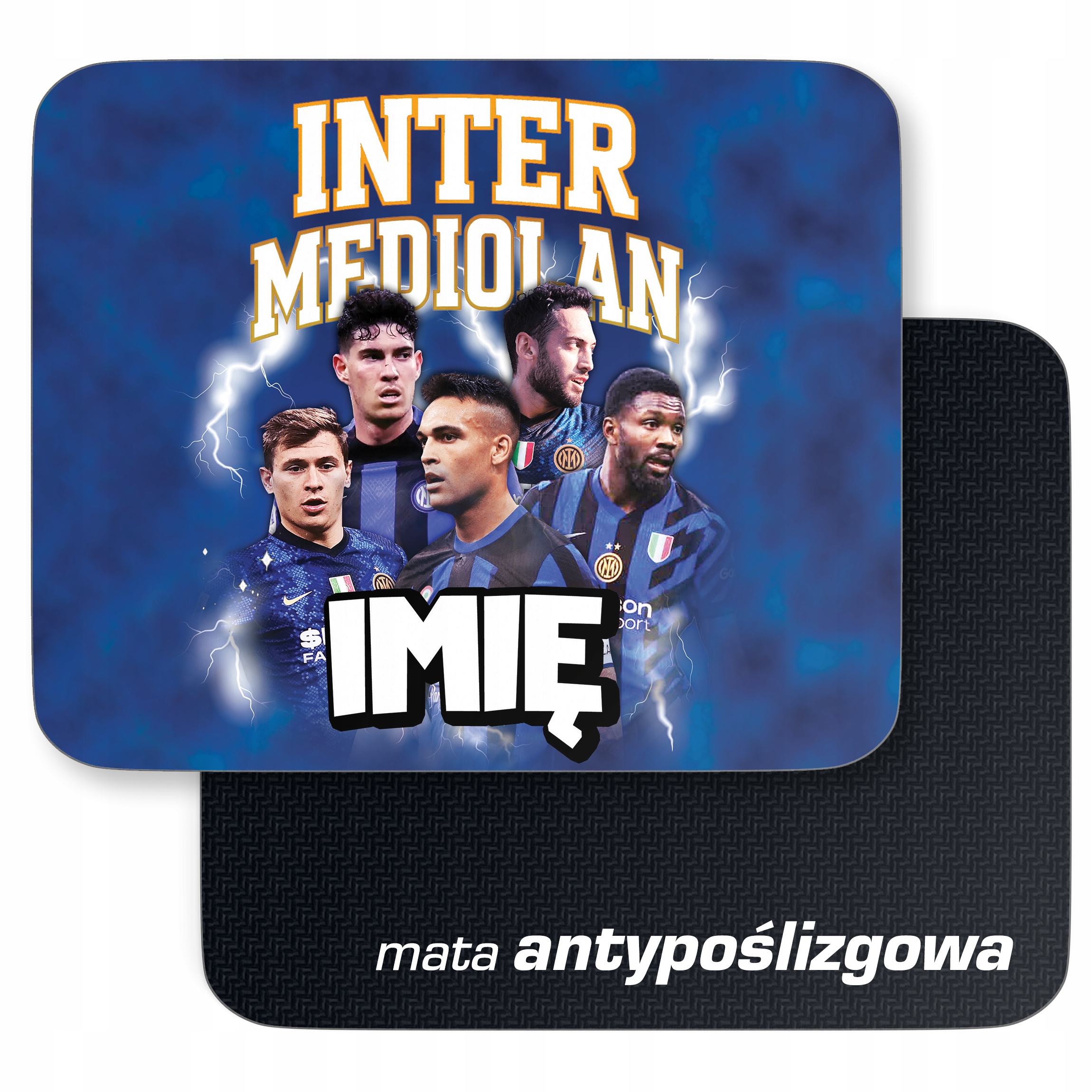 Podkładka pod mysz personalizowana Inter Mediolan Martínez Barella Thuram