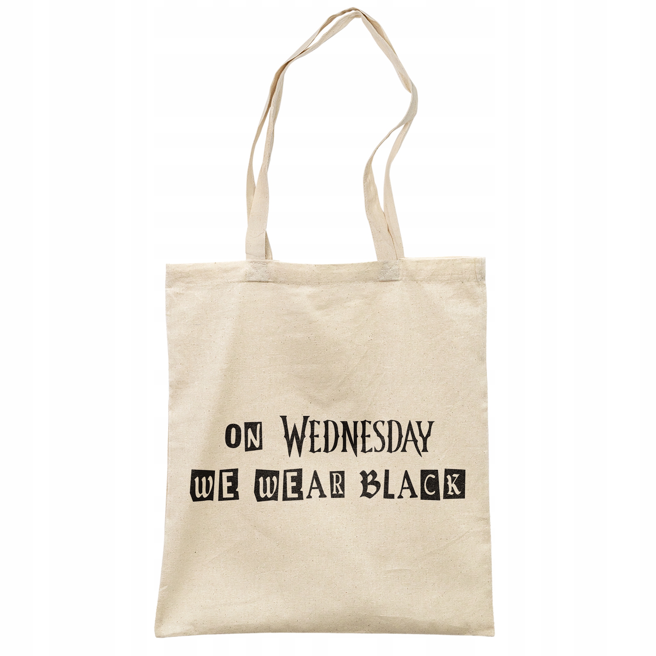 Torba bawełniana na zakupy Nevermore Wednesday Dla Fanów Serialu