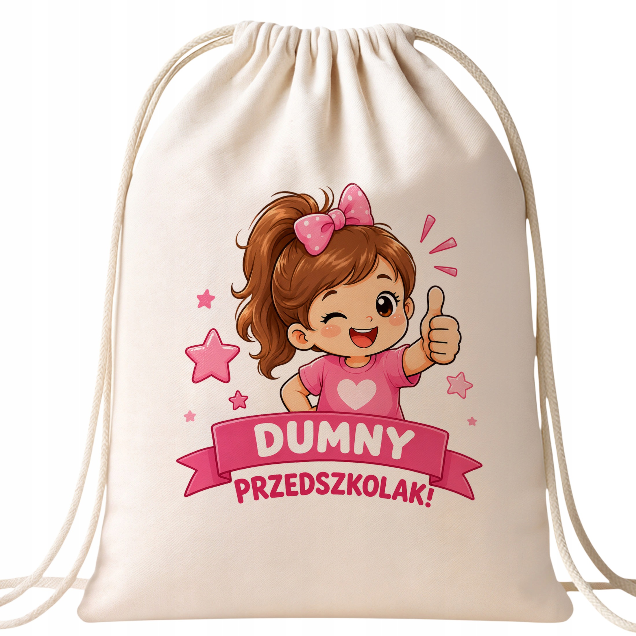 Zestaw Plecak Worek Kubek Emaliowany Z Nadrukiem Przedszkolak Szkoła
