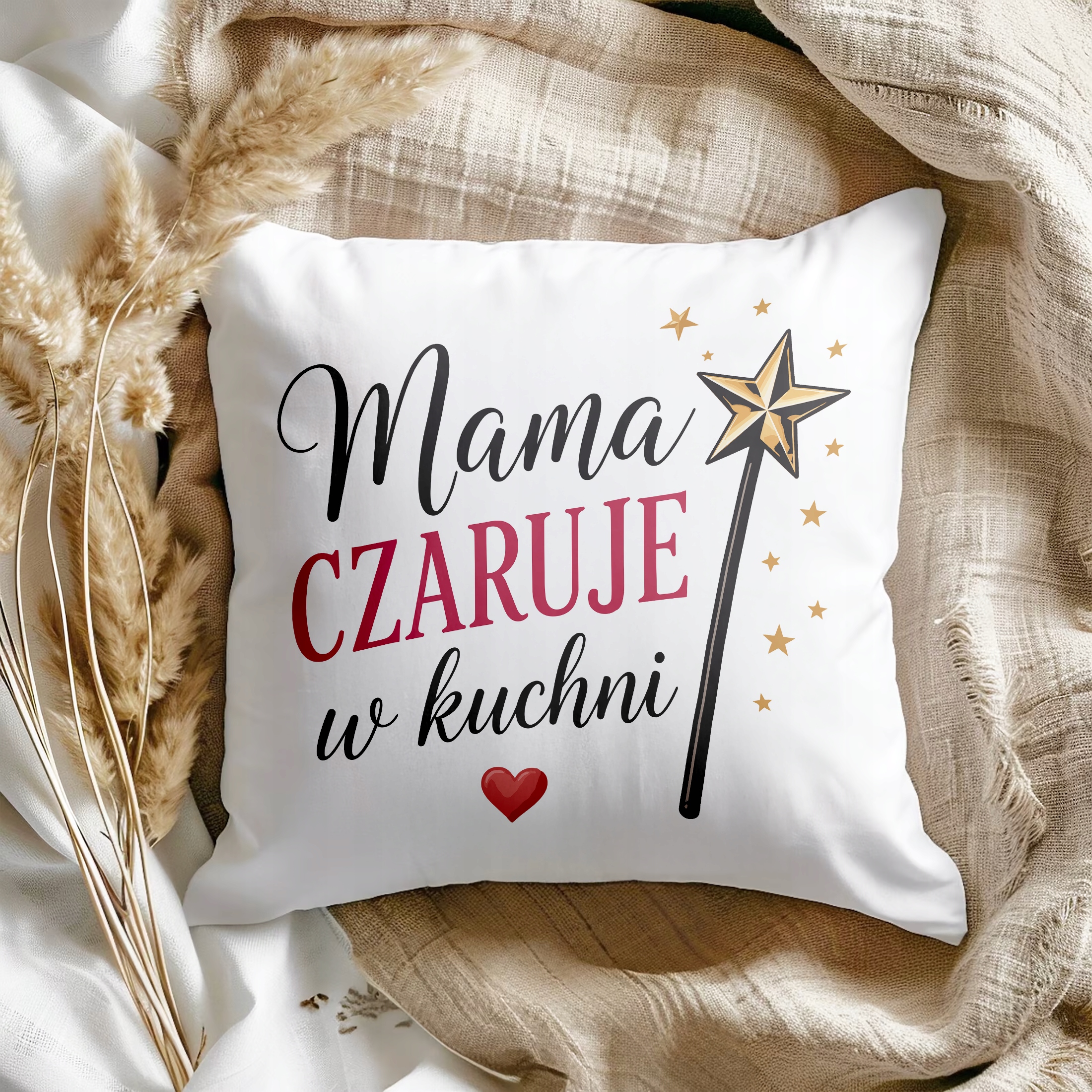 Poduszka 38x38cm prezent dla mamy na Dzień Matki upominek dla mamusi