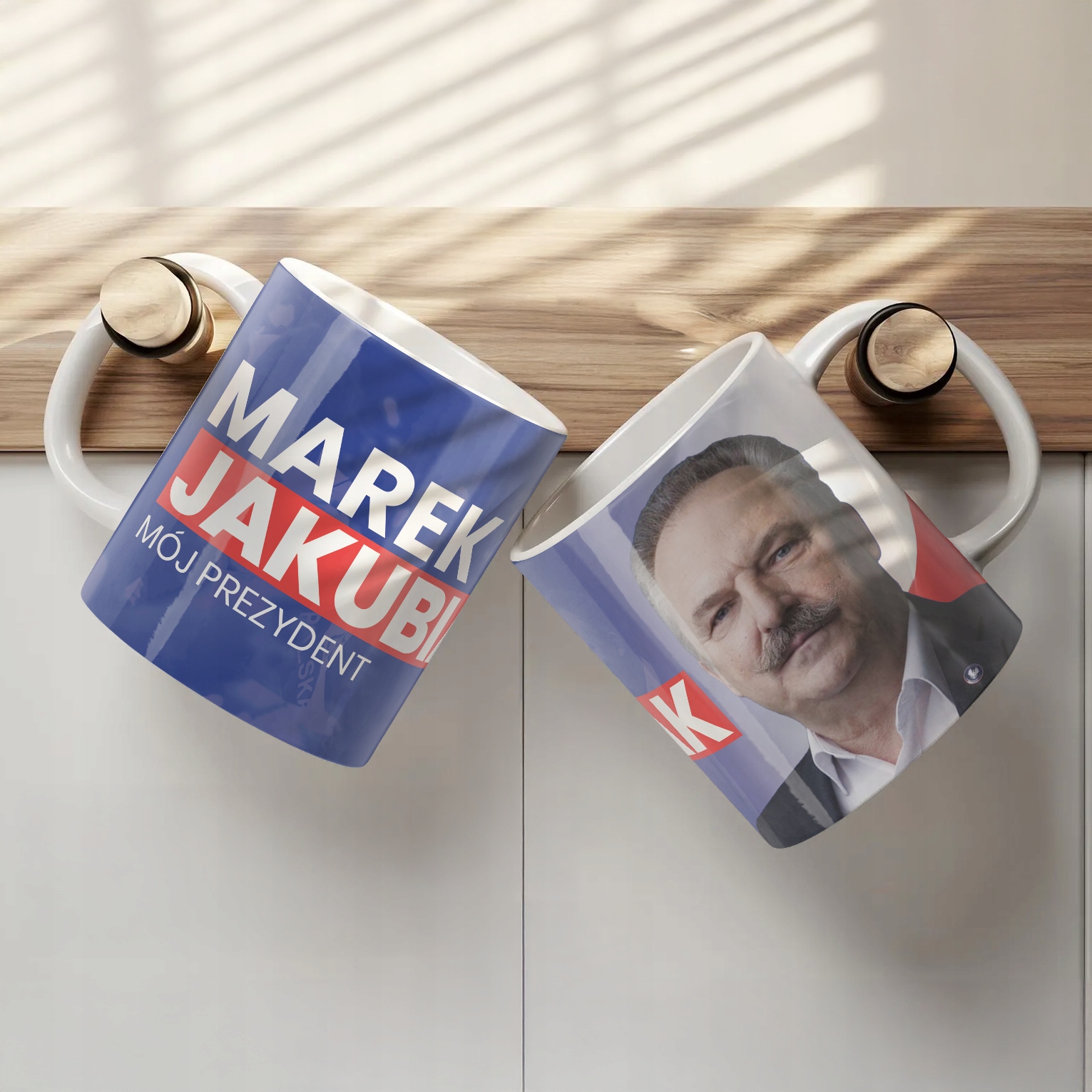 Kubek ceramiczny Marek Jakubiak Mój Prezydent #Jakubiak2025 Kukiz’15