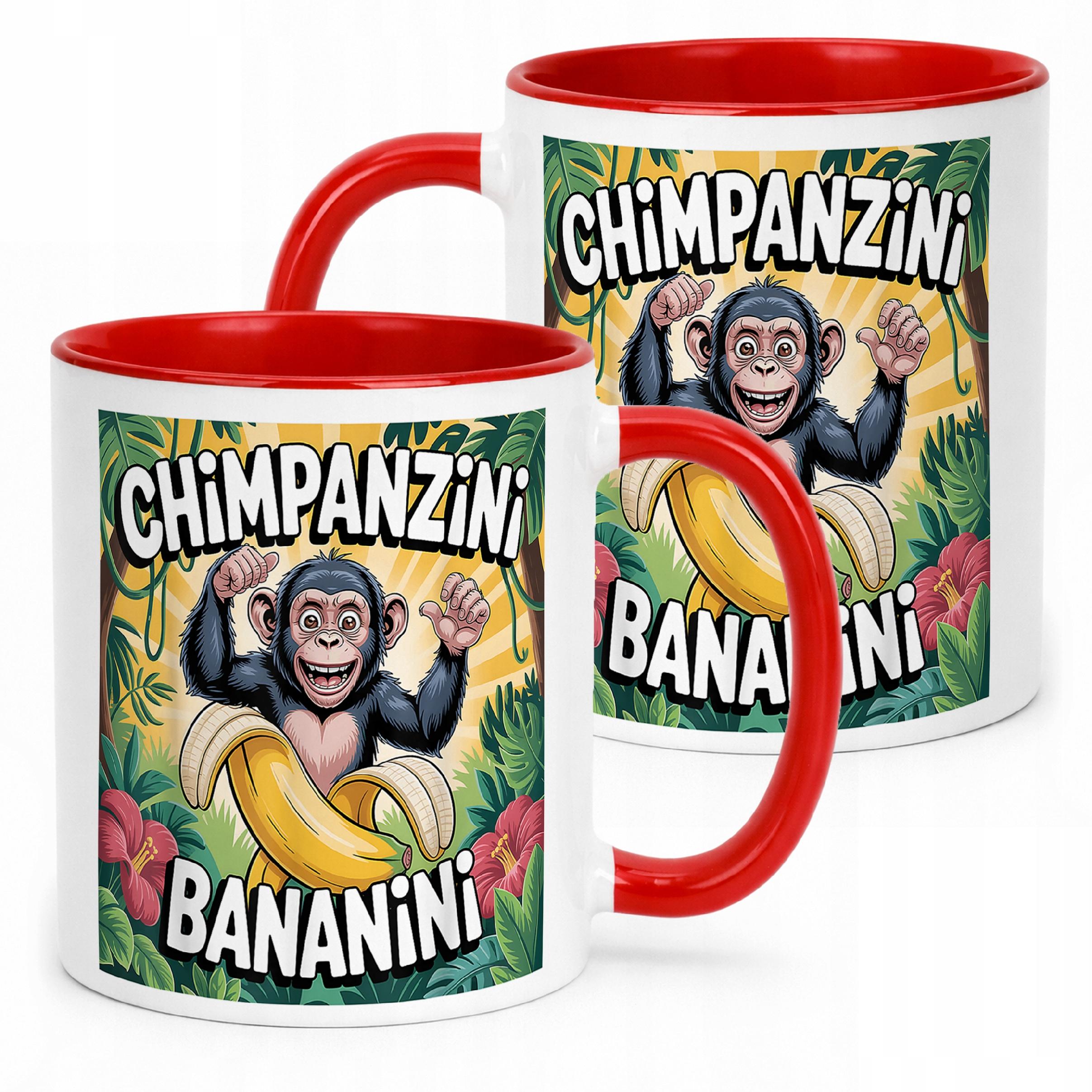 Kubek ceramiczny Chimpanzini Bananini viral tiktok brainrot