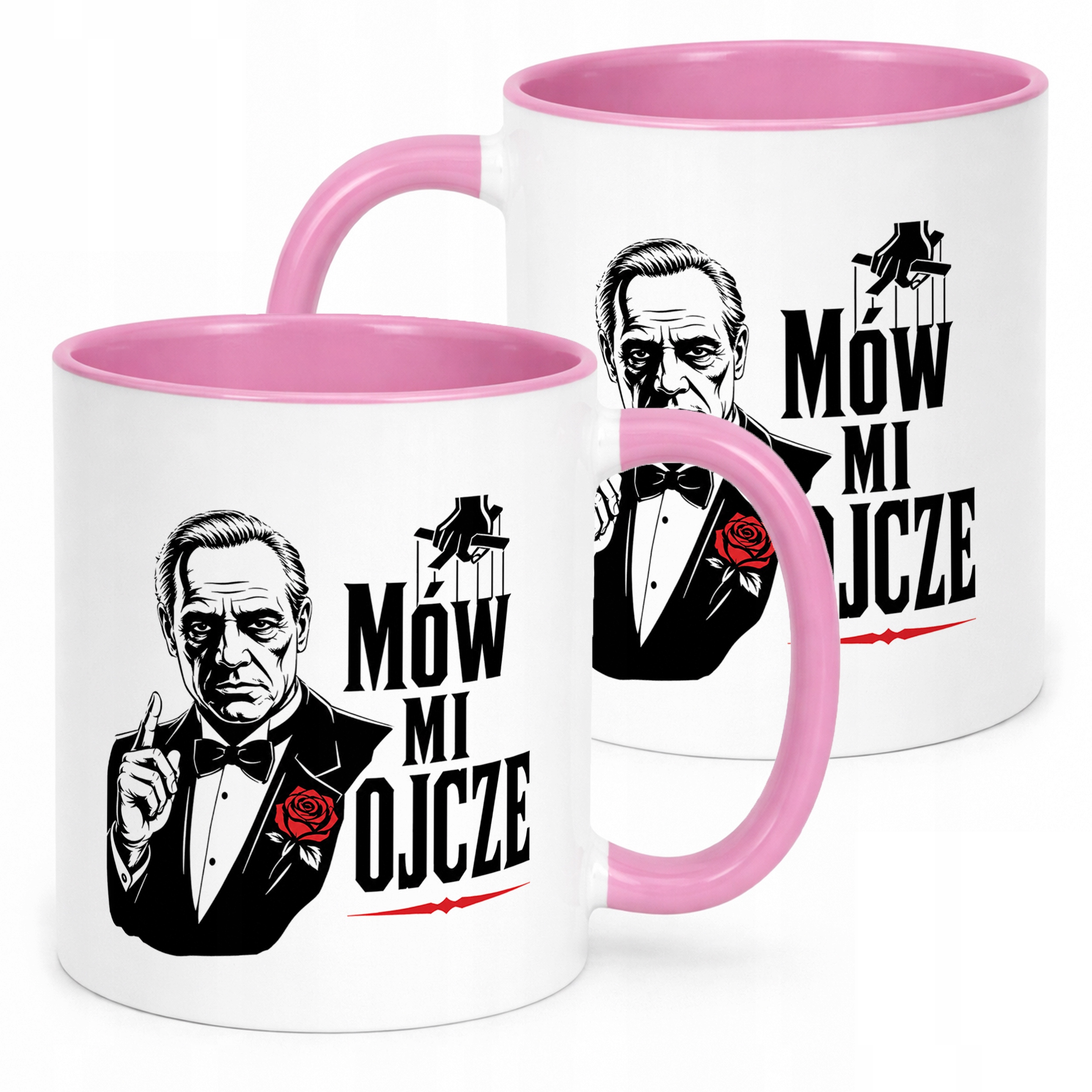 Kubek Różowy dla tatusia prezent na Dzień Ojca upominek