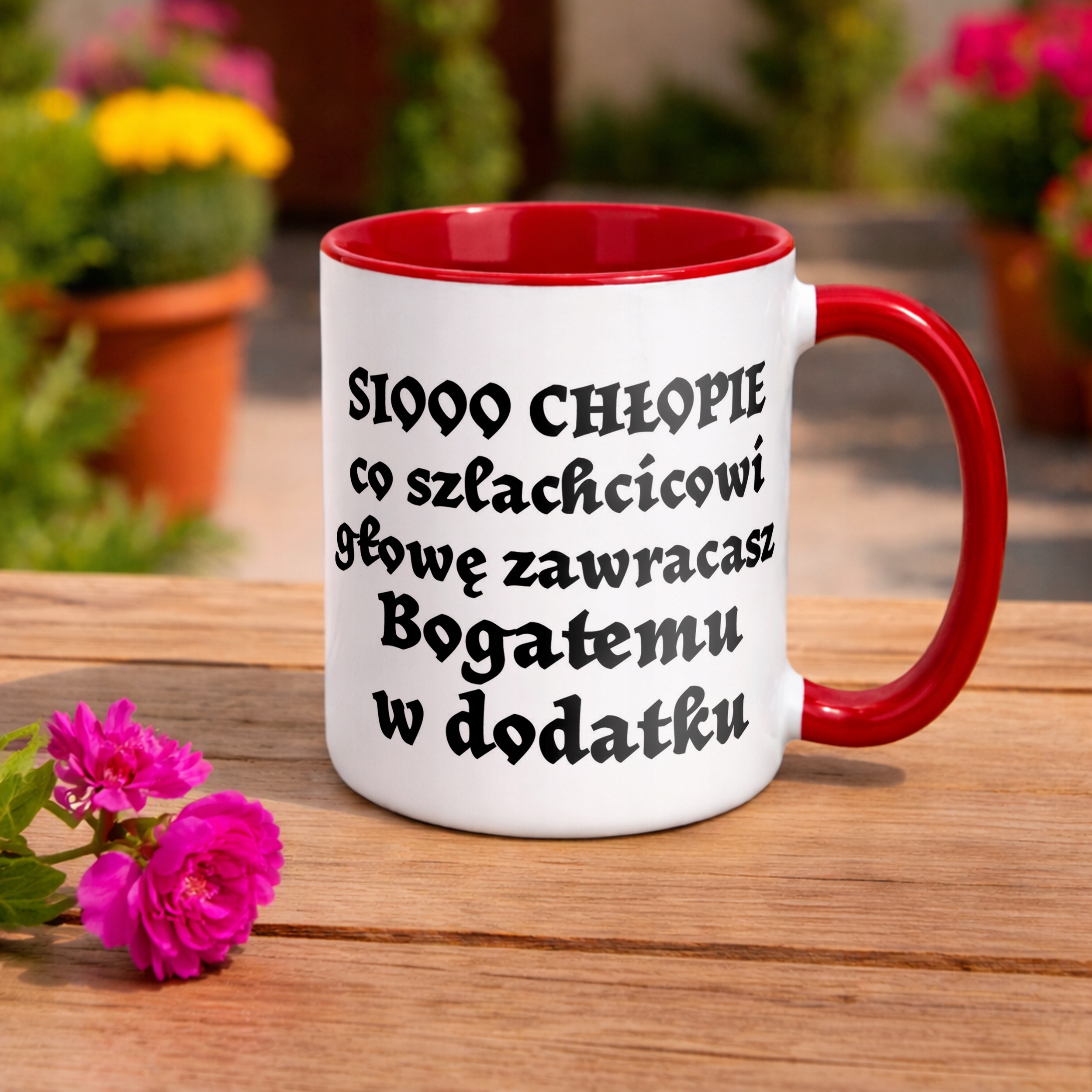 Kubek ceramiczny 1670 Sio Chłopie Dla Fanów Serialu Prezent