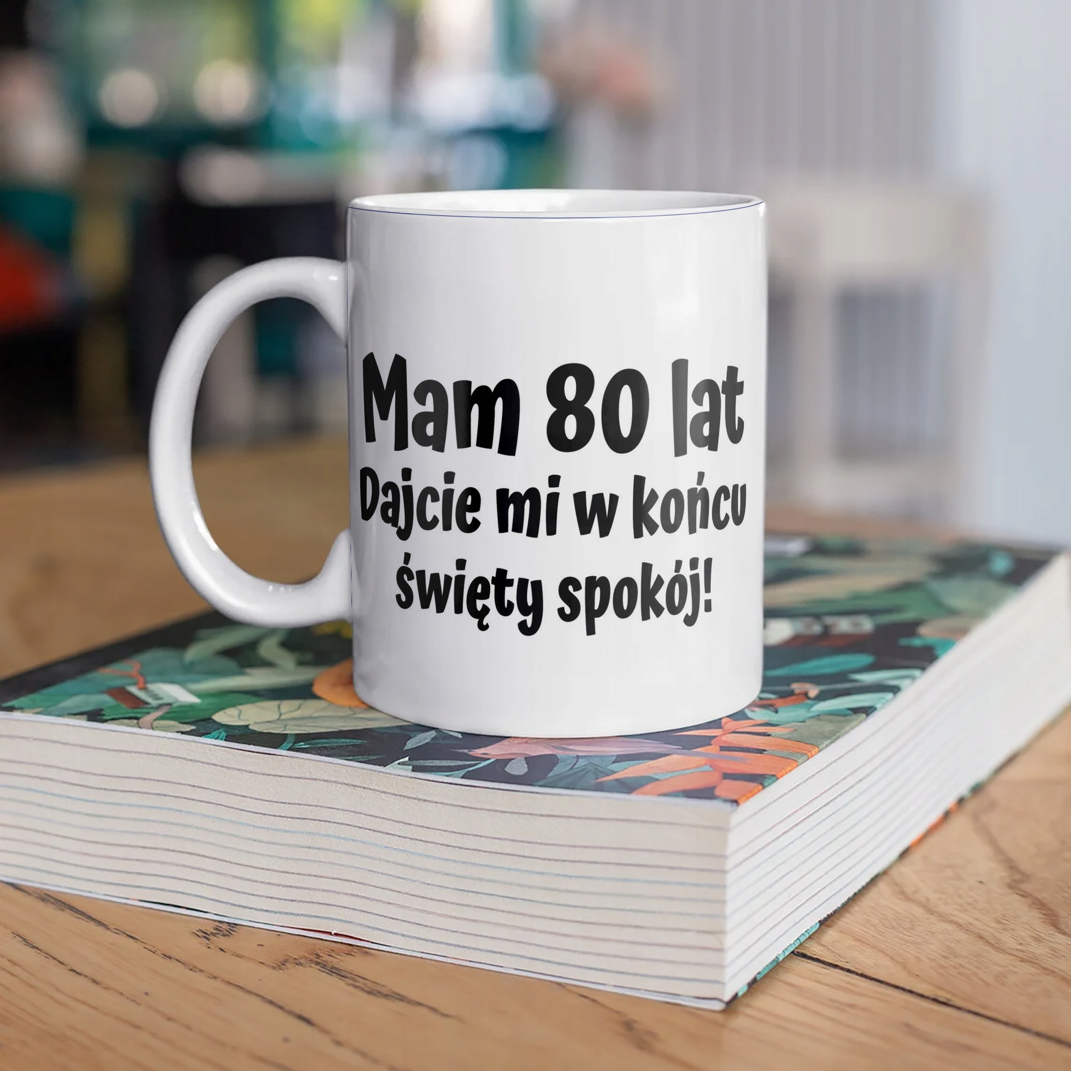 Kubek ceramiczny Mam 80 Lat Na Urodziny Prezent Upominek