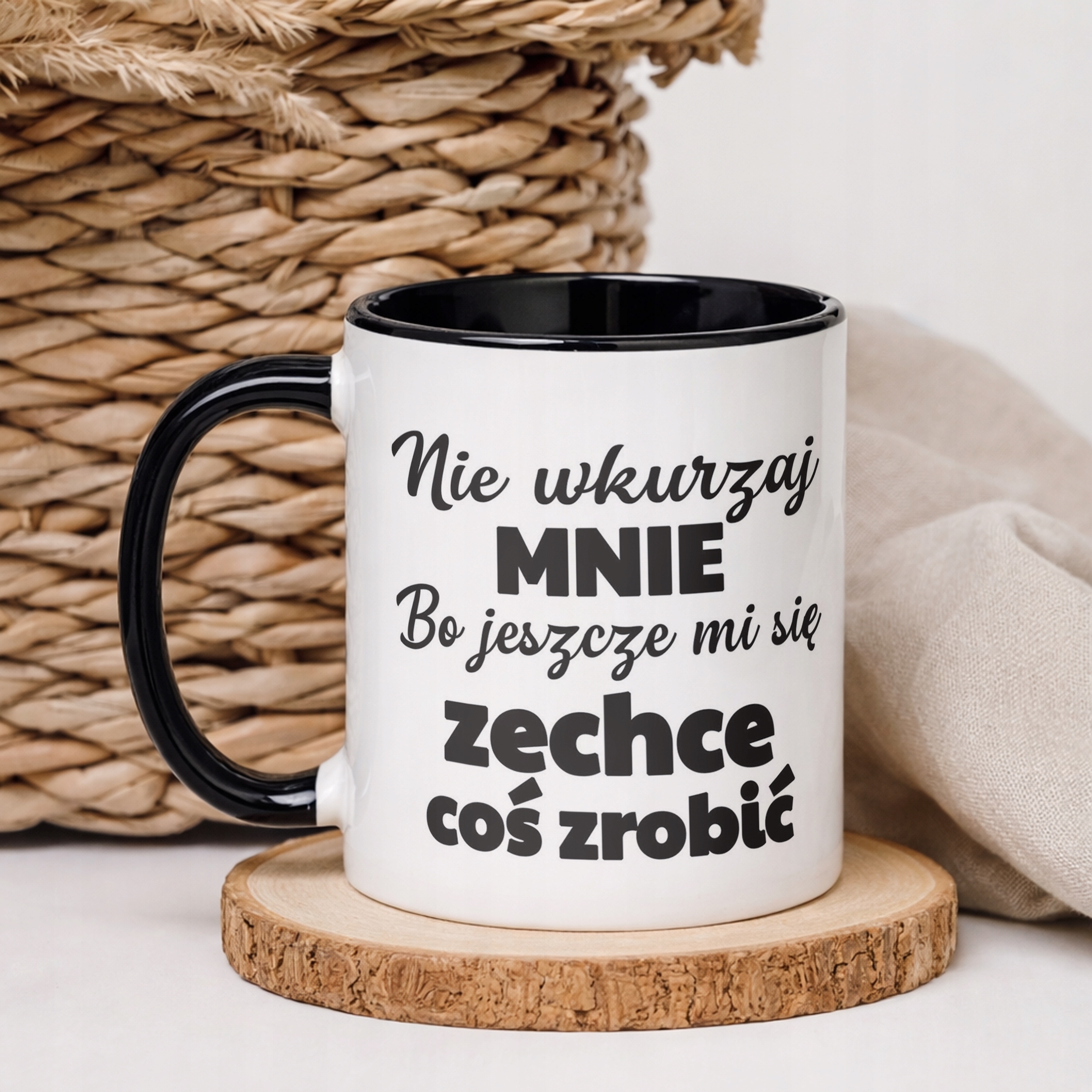 Kubek Czarny Dzień Kobiet Dla Kobiety Dziewczyny Prezent Upominek