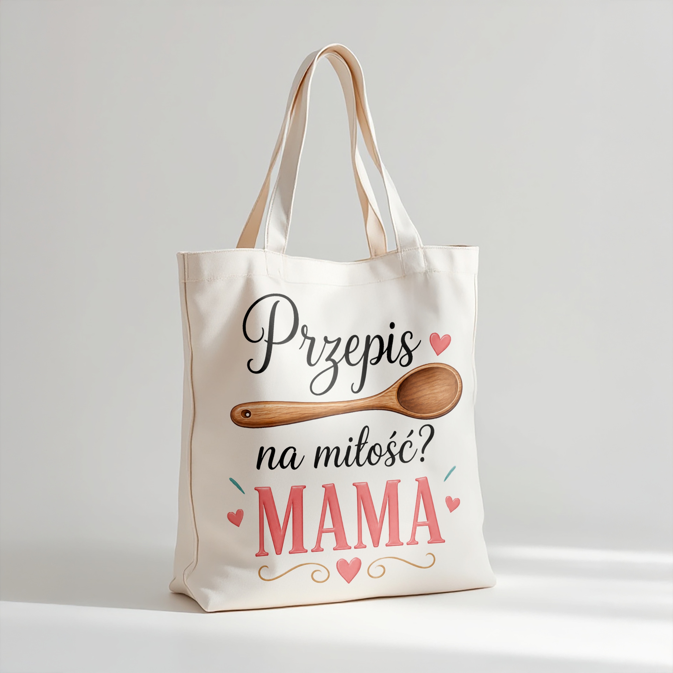 Torba bawełniana premium dla mamy prezent na Dzień Matki pomysł na prezent