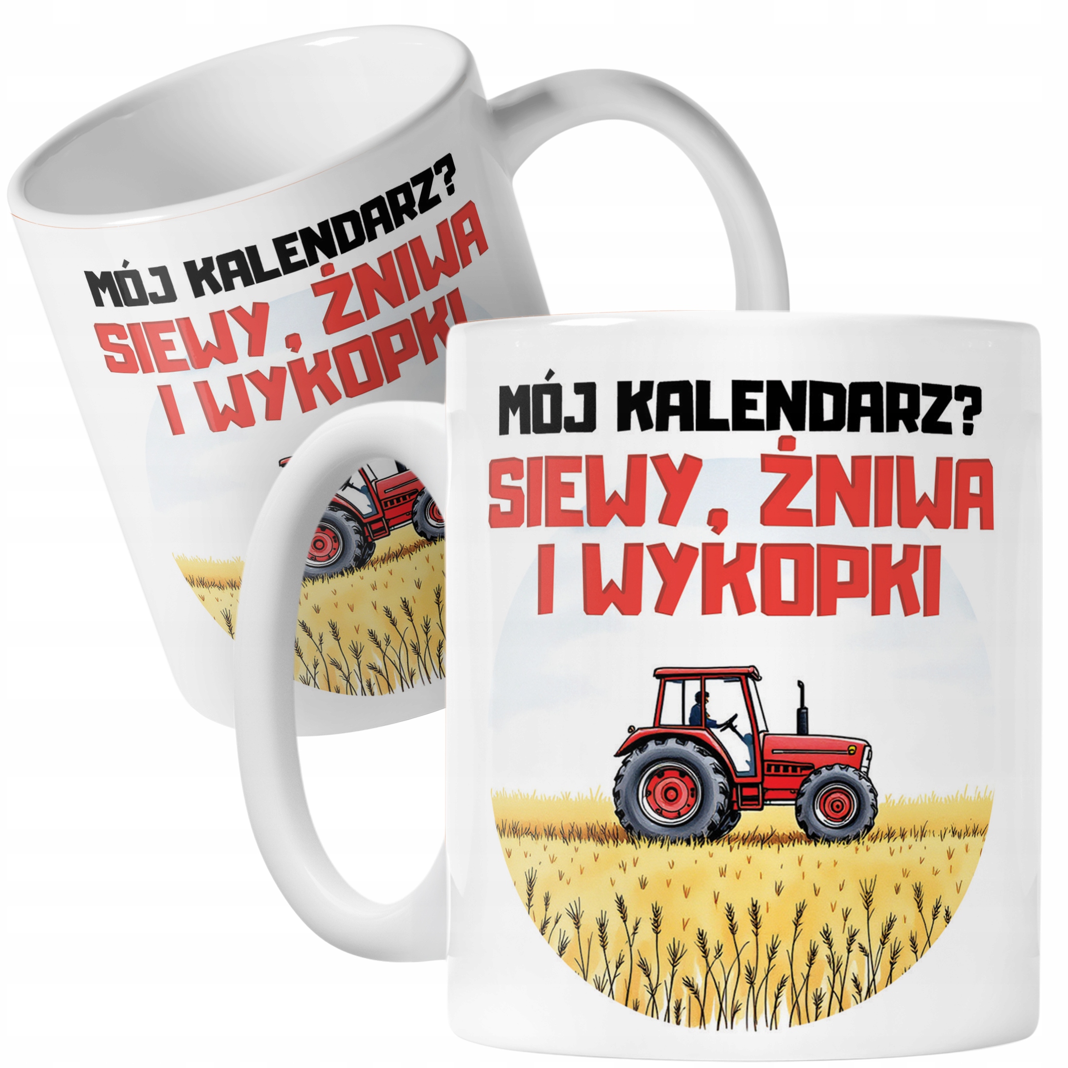 Kubek ceramiczny Rolnik Dla Rolnika Traktor Zabawny Prezent Upominek