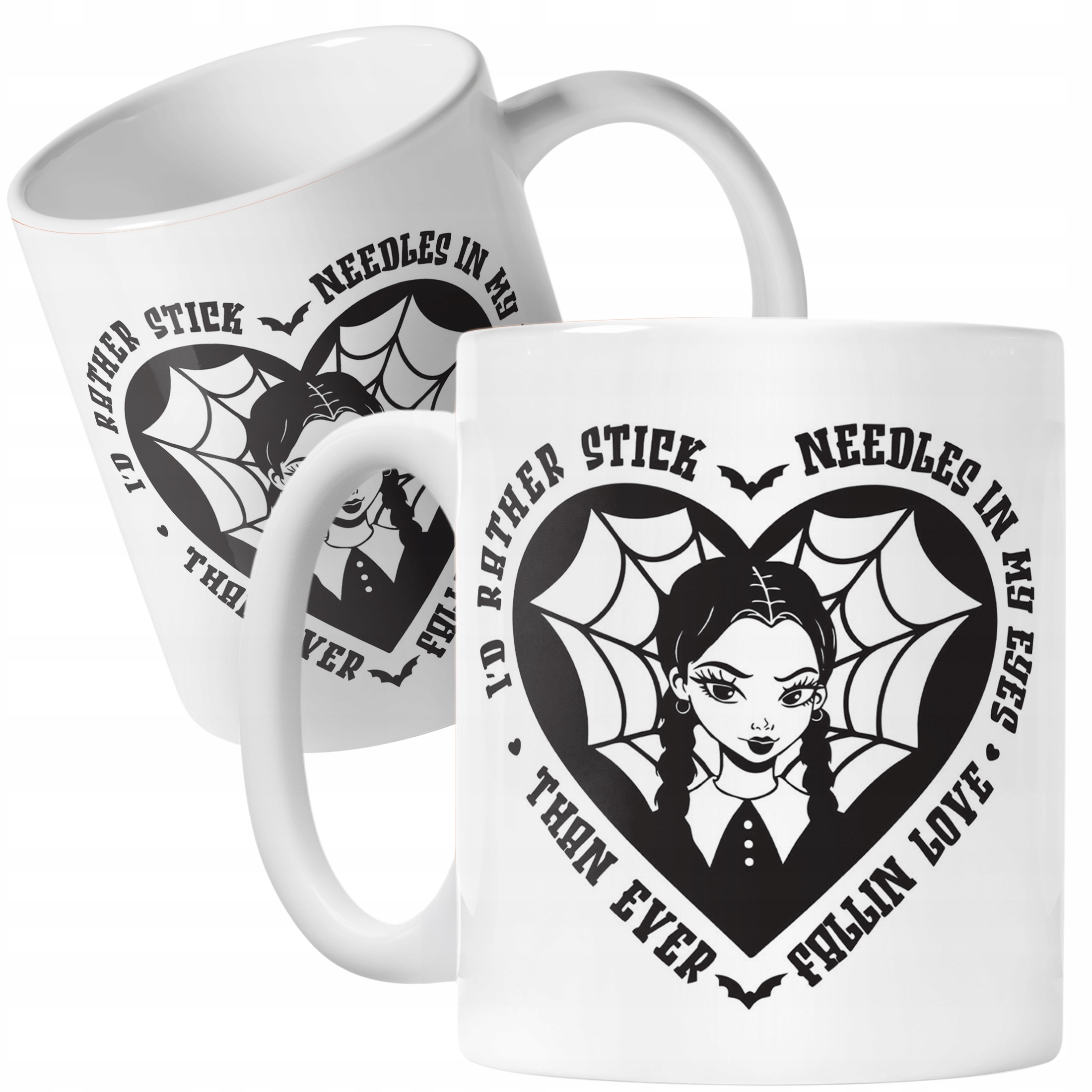 Kubek ceramiczny Nevermore Wednesday Addams Dla Fanów Prezent