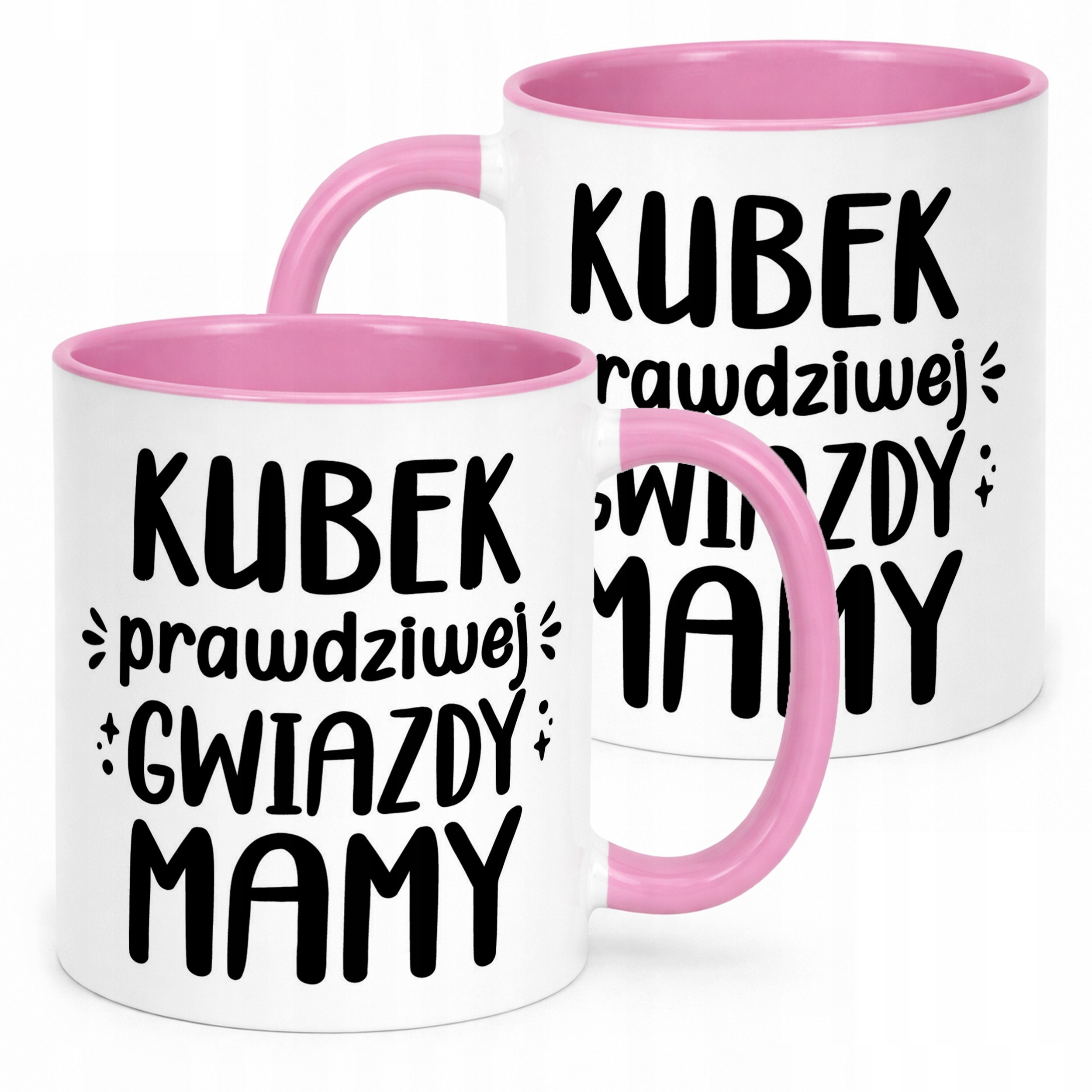 Kubek Różowy Dzień Matki Dla Mamy Prezent Kubek Prawdziwej Gwiazdy