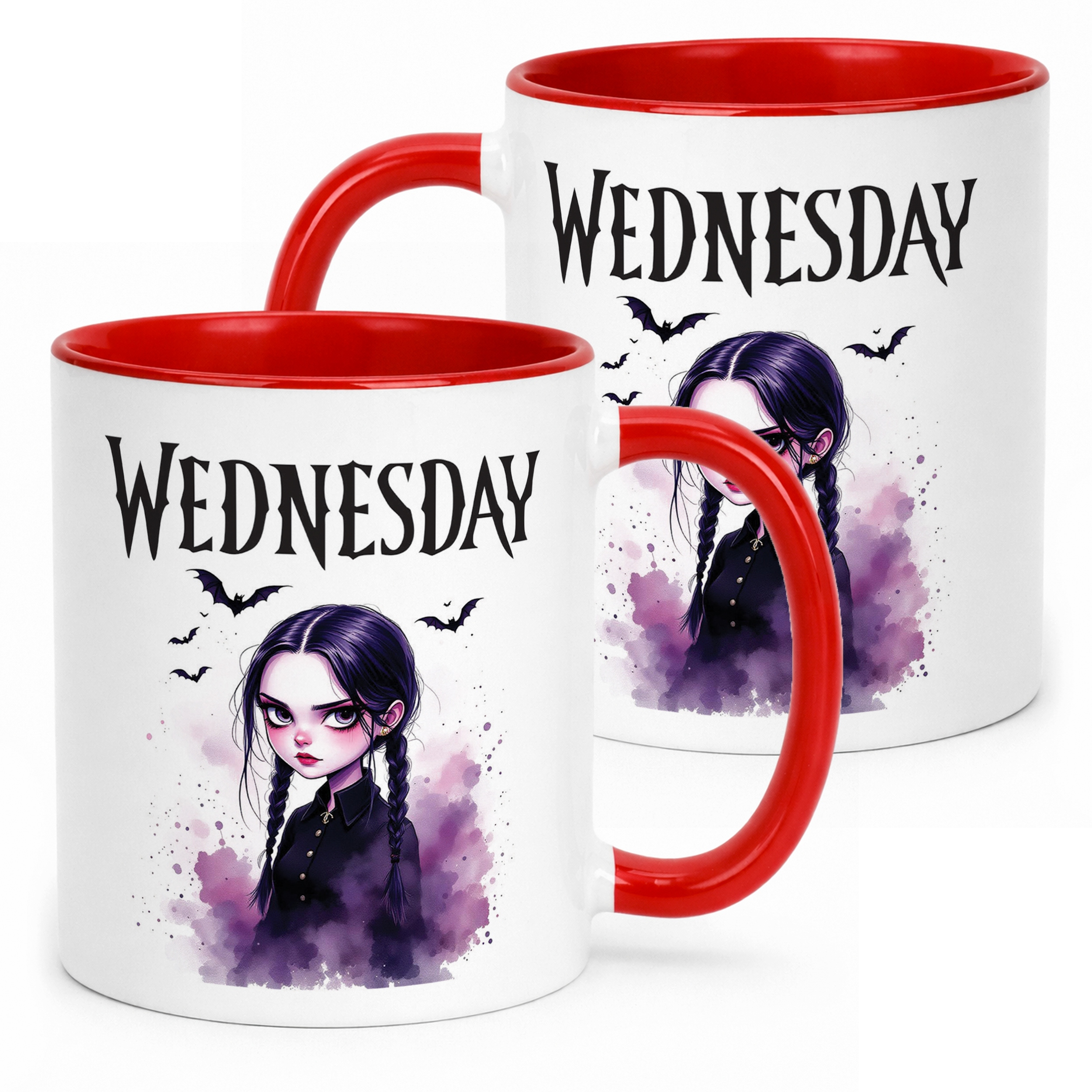 Kubek ceramiczny Nevermore Wednesday Addams Dla Fanów Prezent
