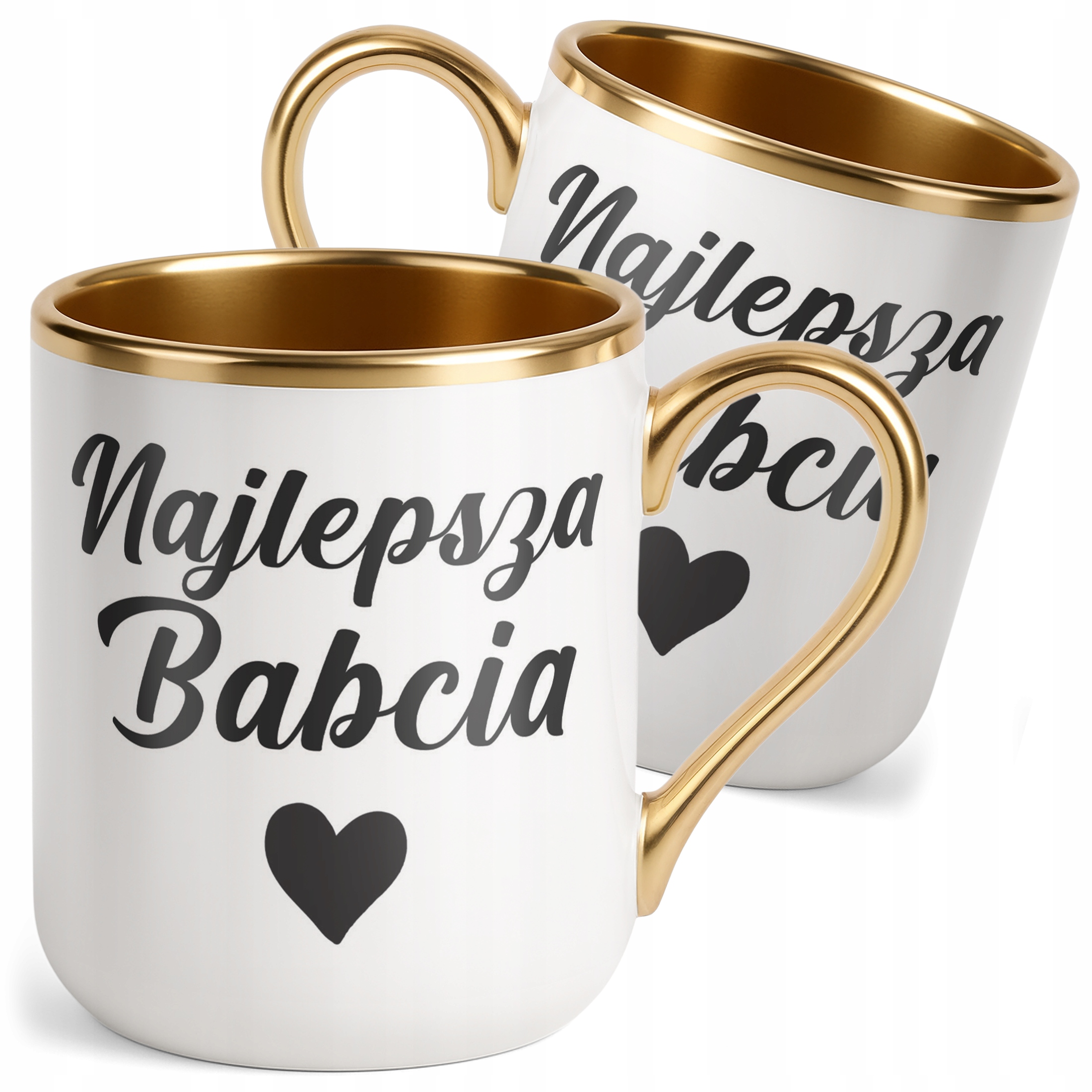Kubek Premium Złoty Dzień Babci Dla Babci Prezent Upominek