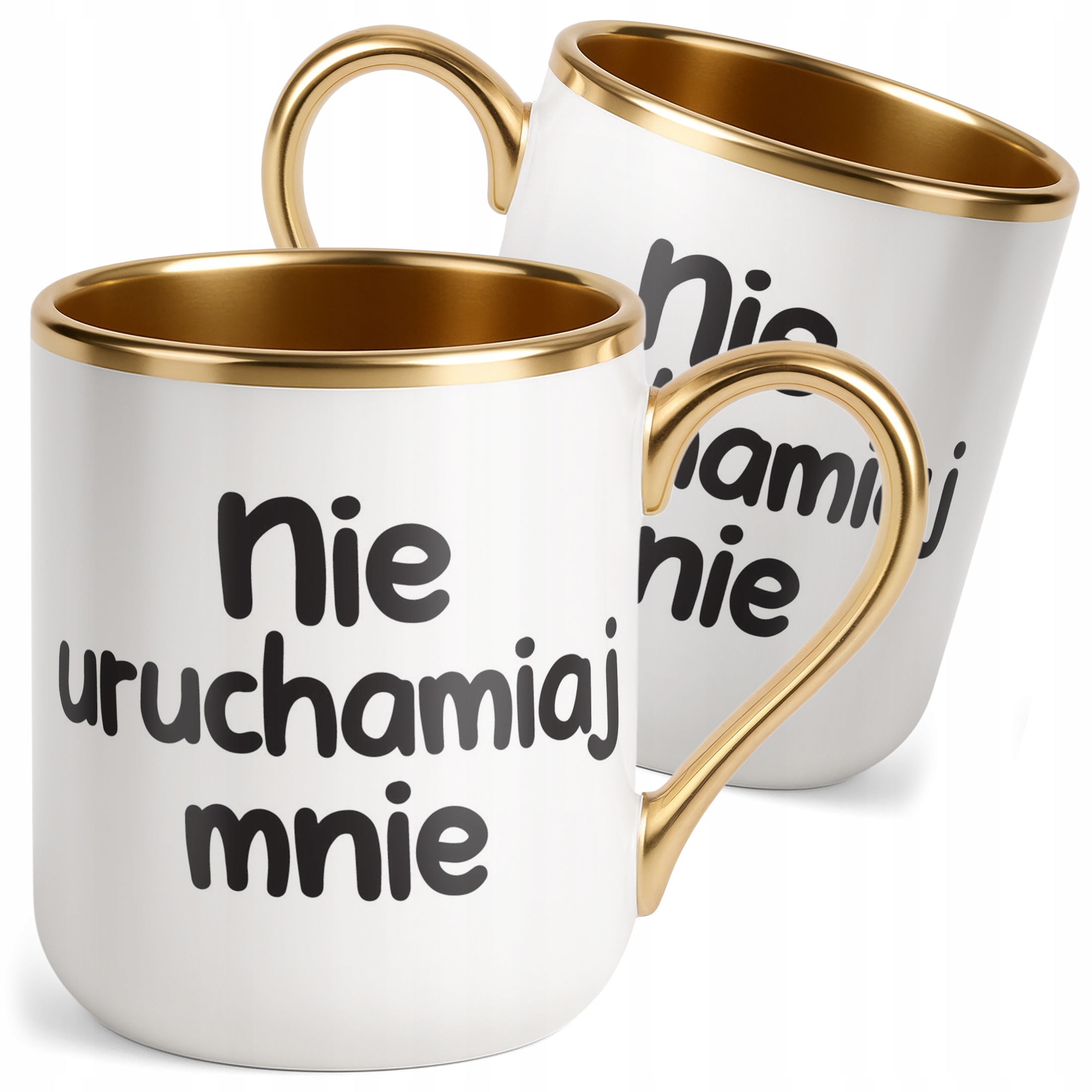 Kubek ceramiczn Nie Uruchamiaj Mnie Śmieszny Zabawny Prezent
