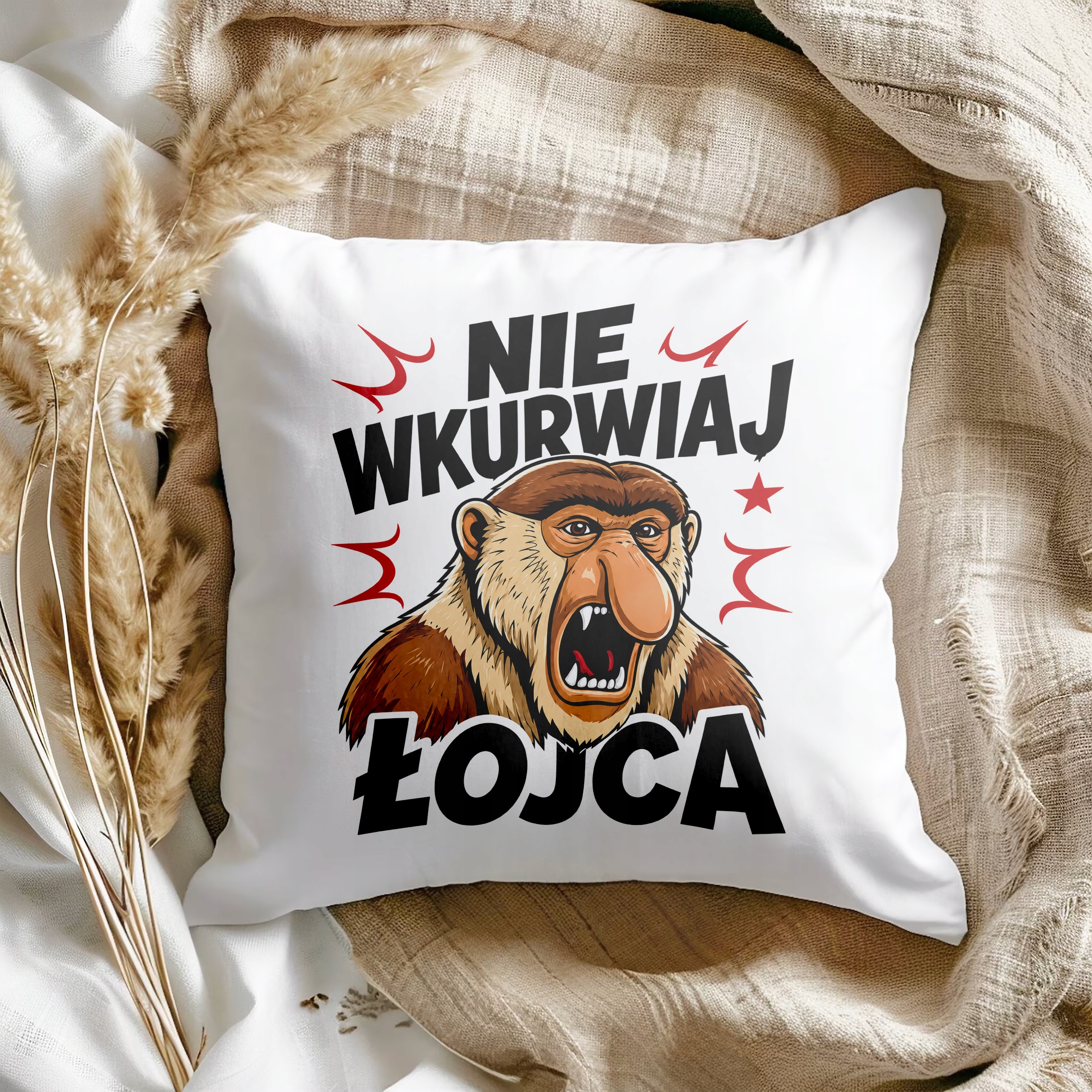 Prezent na Dzień Ojca poduszka 38x38cm dla taty upominek dla tatusia