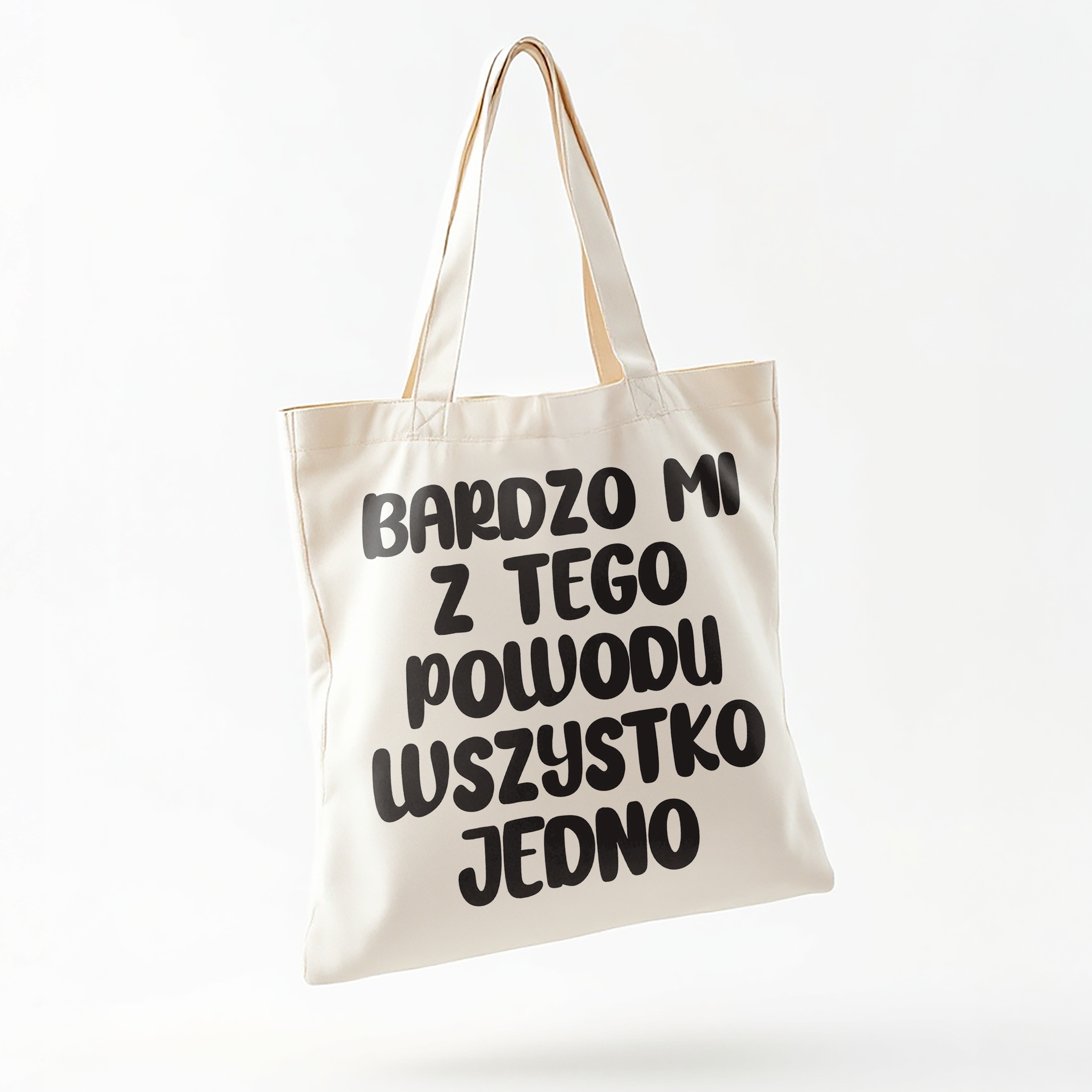 Torba bawełniana na zakupy Bardzo Mi Z Tego Powodu Zabawny Prezent
