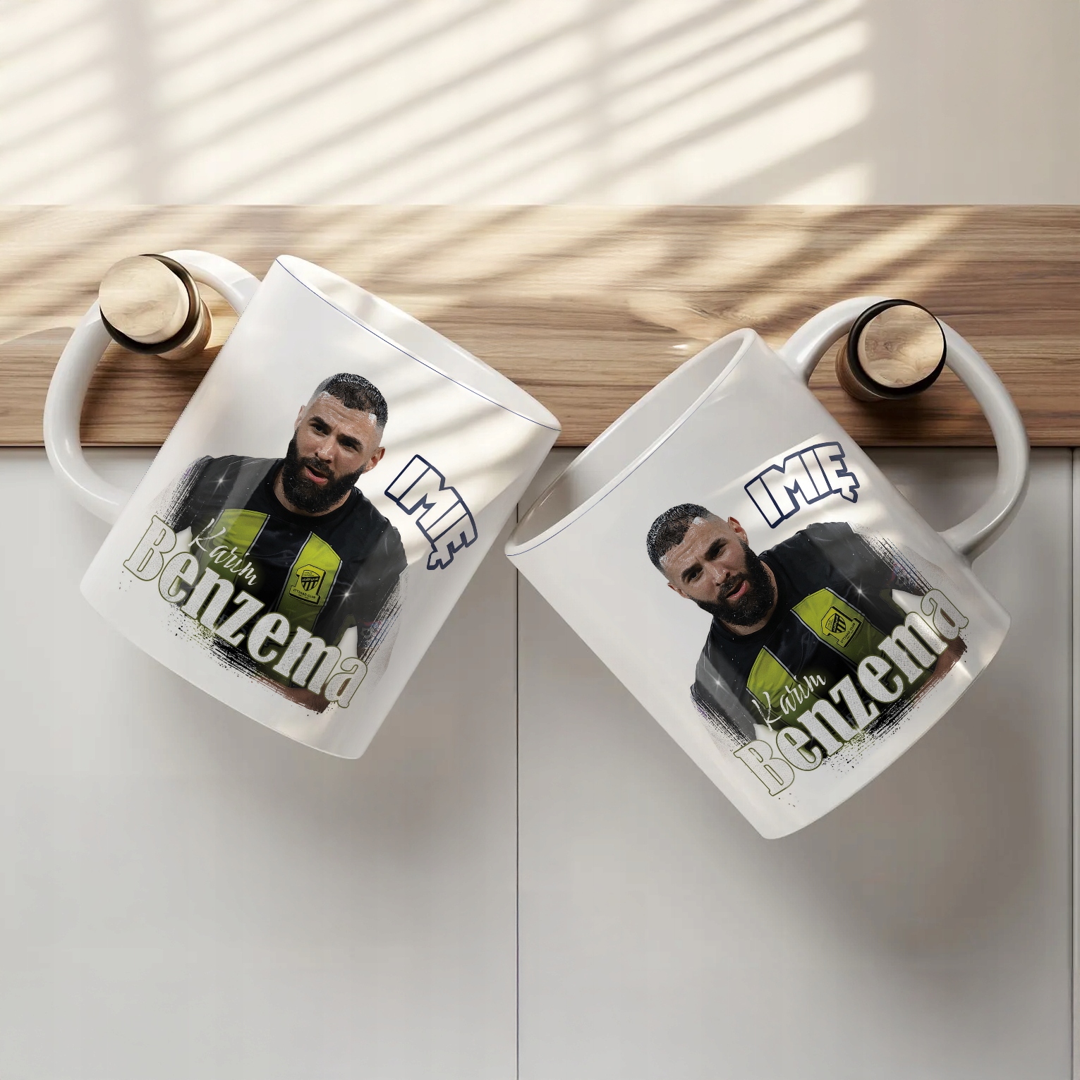 Kubek personalizowany Karim Benzema dla kibiców Al-Ittihad Prezent