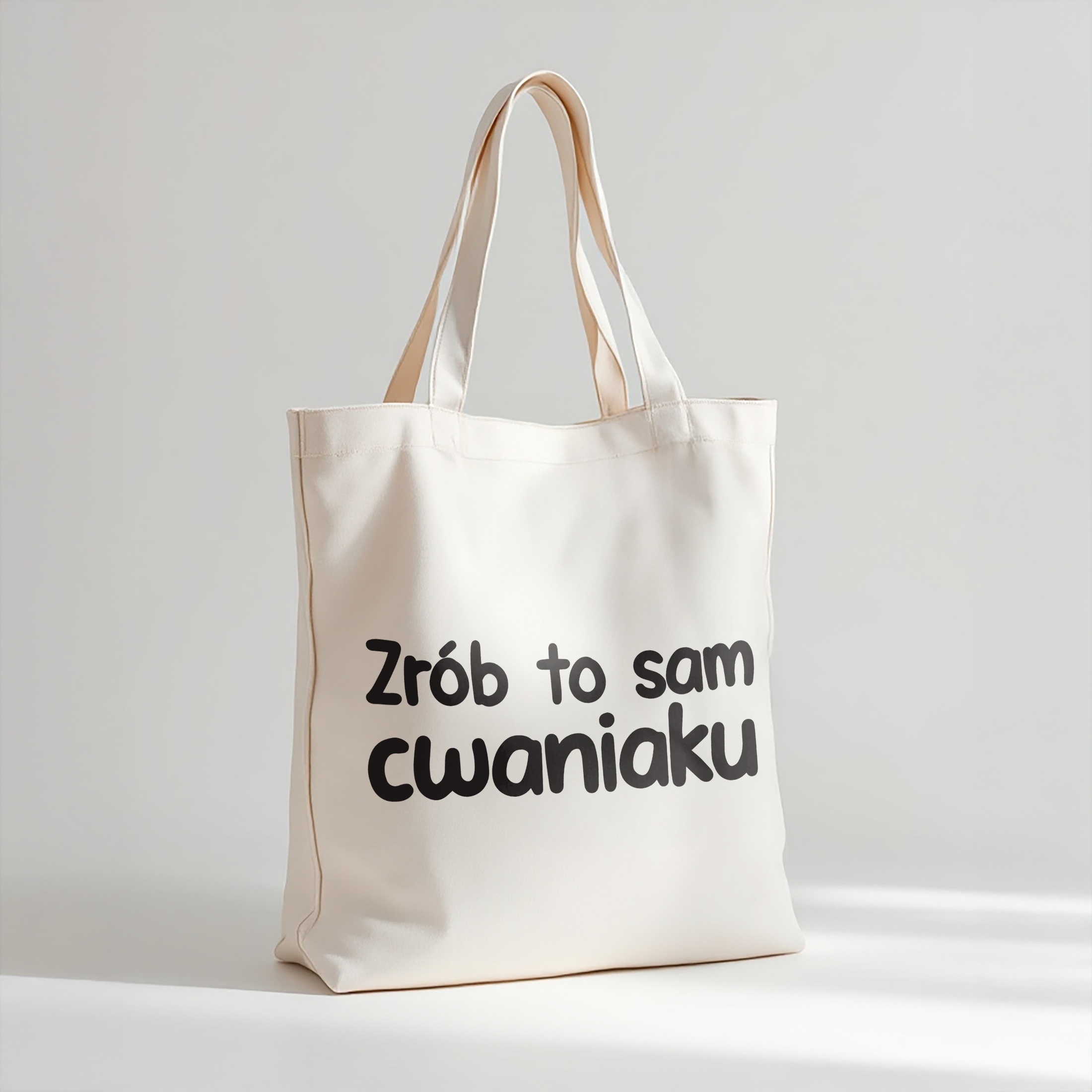 Torba bawełniana premium Zrób To Sam Cwaniaku Zabawny Prezent