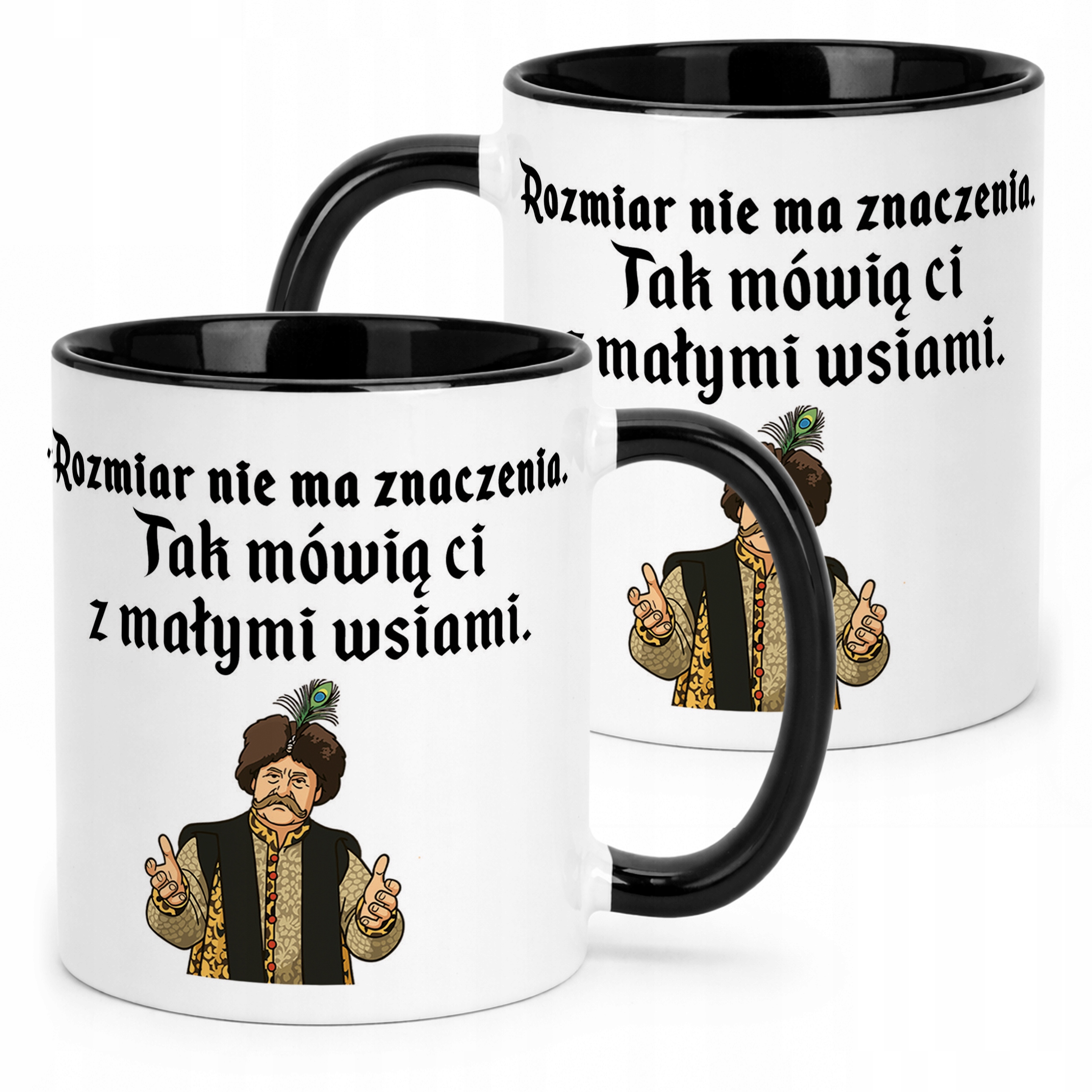 Kubek Czarny 1670 Rozmiar Nie Ma Znaczenia Jan Paweł Prezent