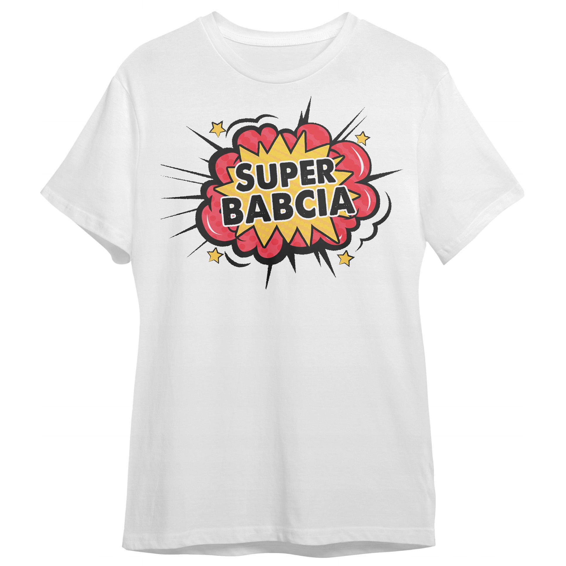 Koszulka Damska T-shirt Na Dzień Babci Prezent Super Babcia