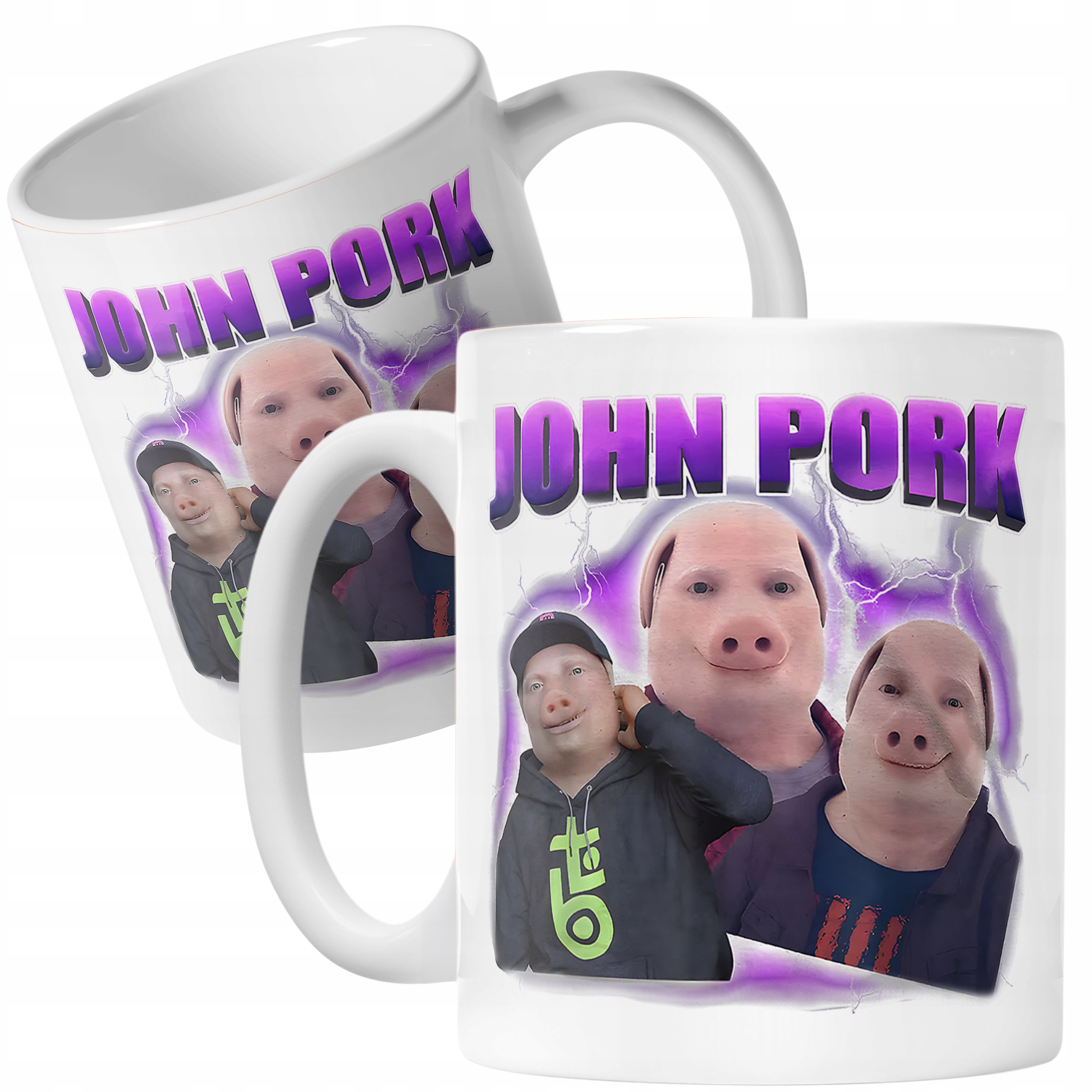 Kubek ceramiczny John Pork viral tiktok brainrot mem