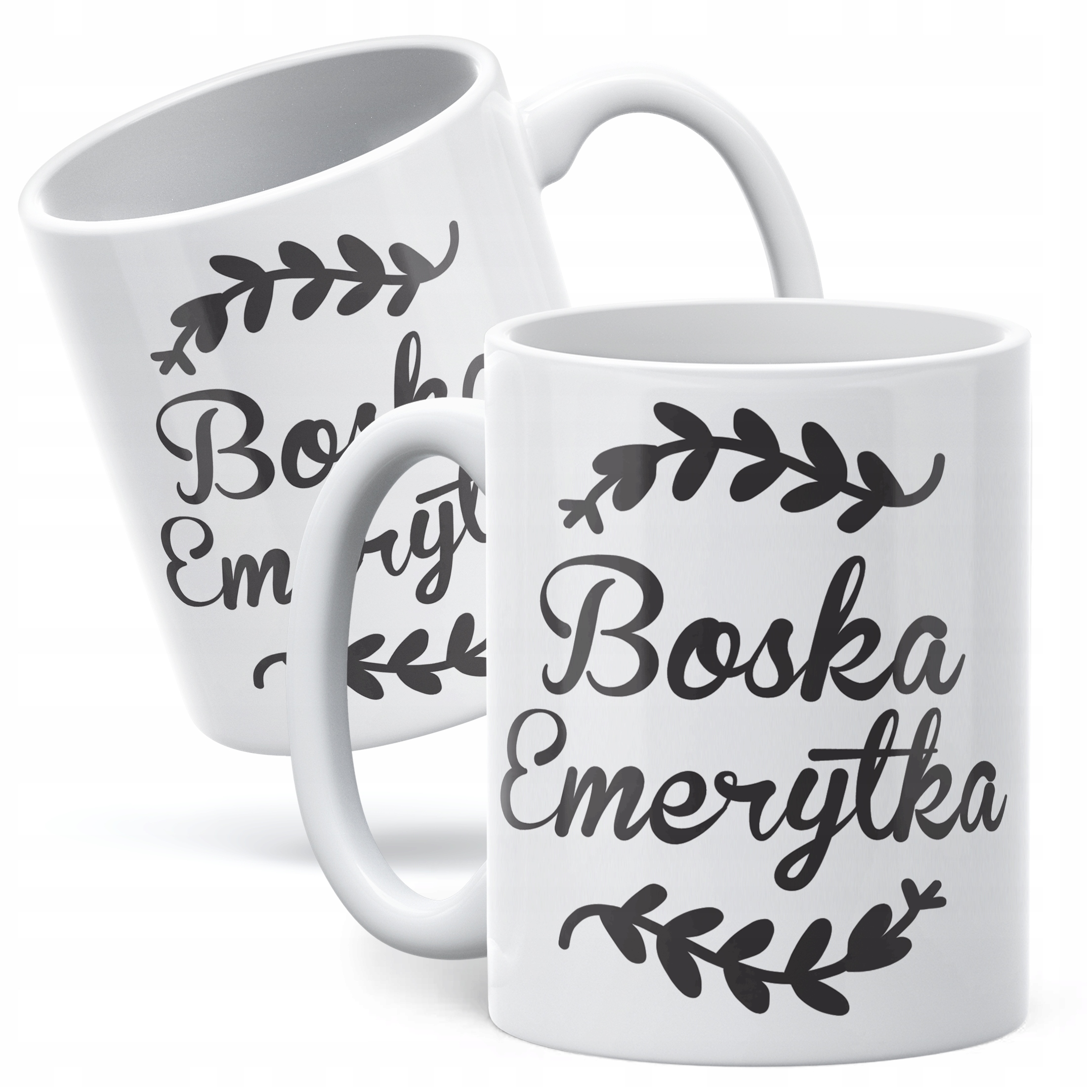 Kubek ceramiczny z okazji Emerytury Dla Emerytki Prezent Upominek