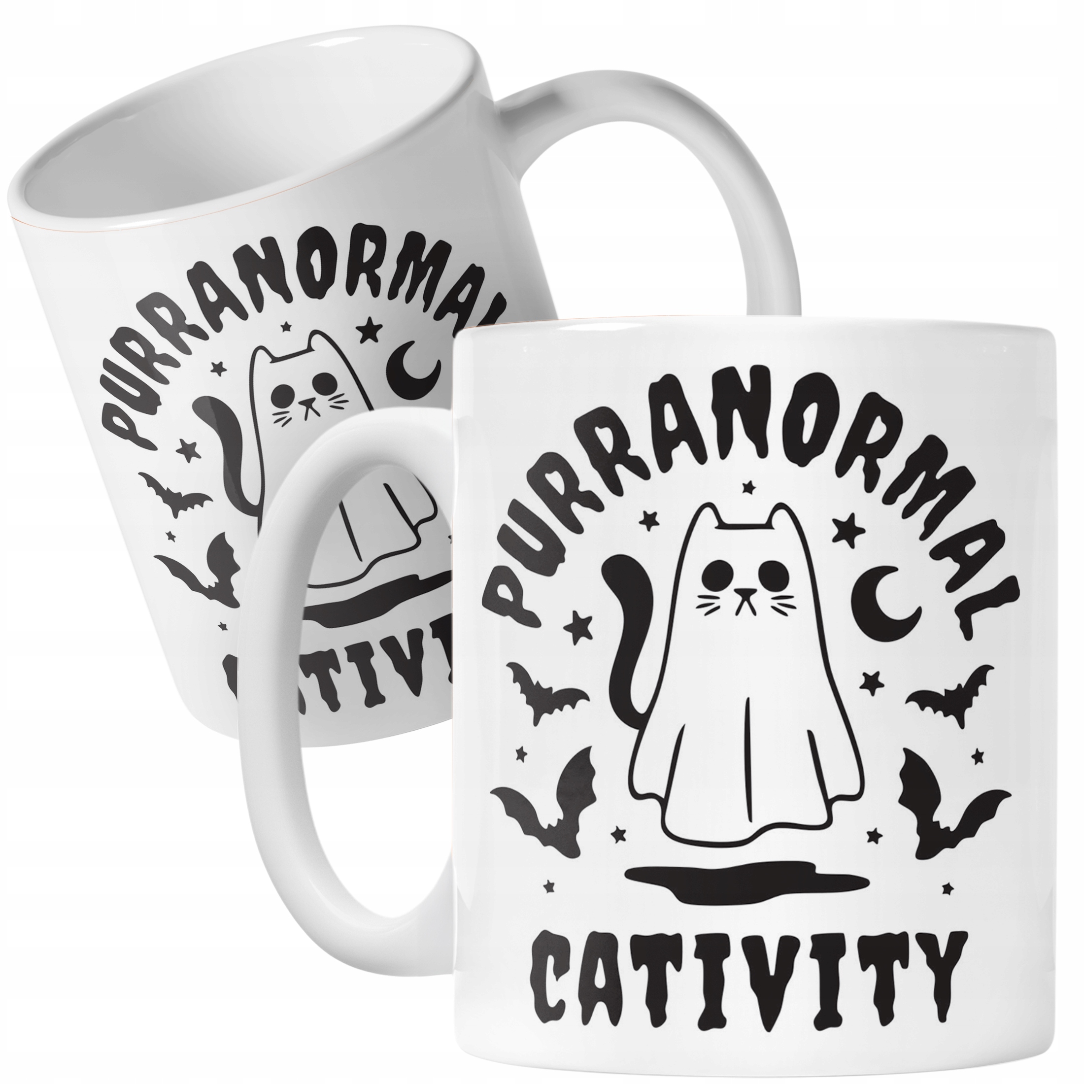 Kubek ceramiczny Halloween Jesień Dynia Duch Prezent Upominek