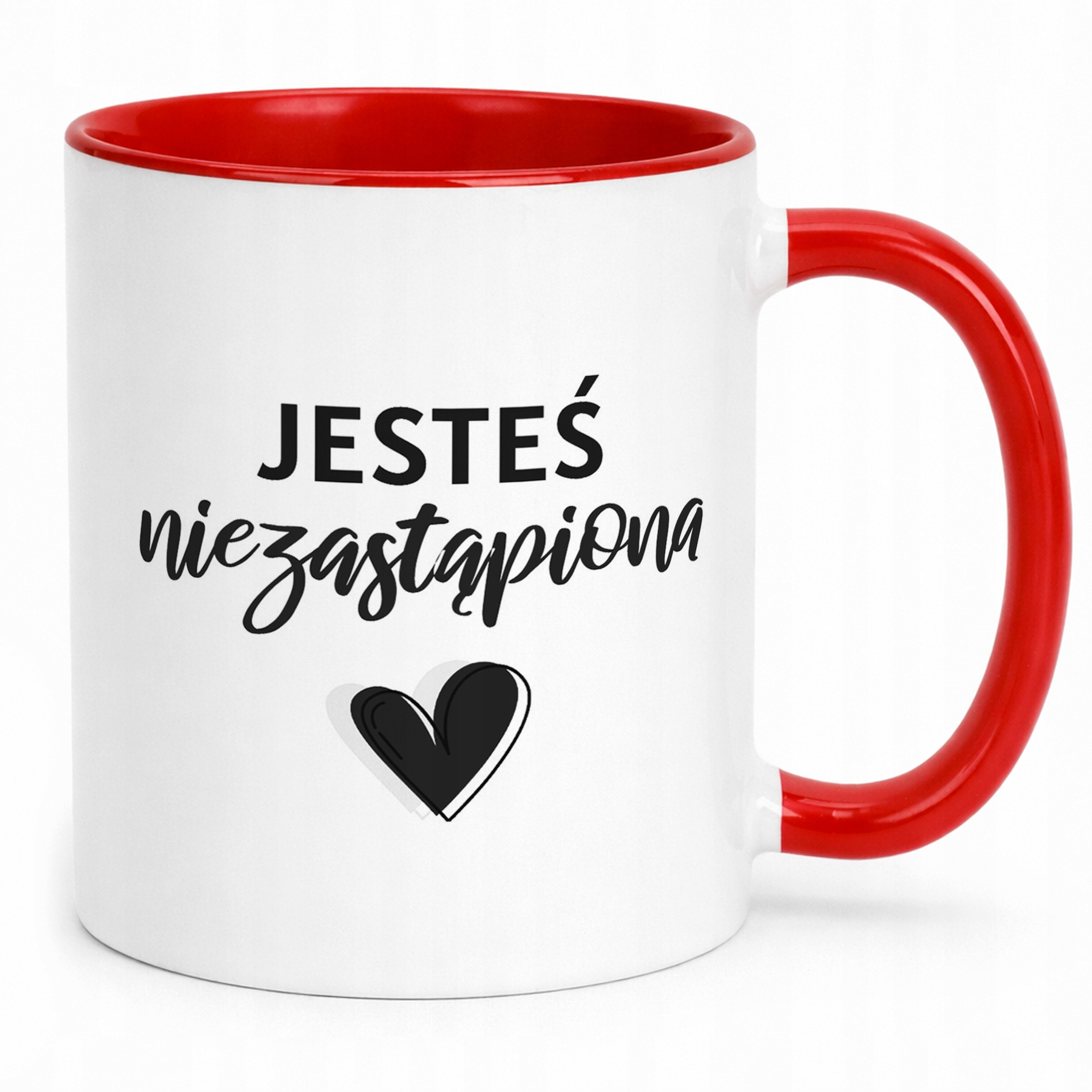 Kubek Czerwony Świadkowa Idealna Prezent Dla Świadkowej Ślub