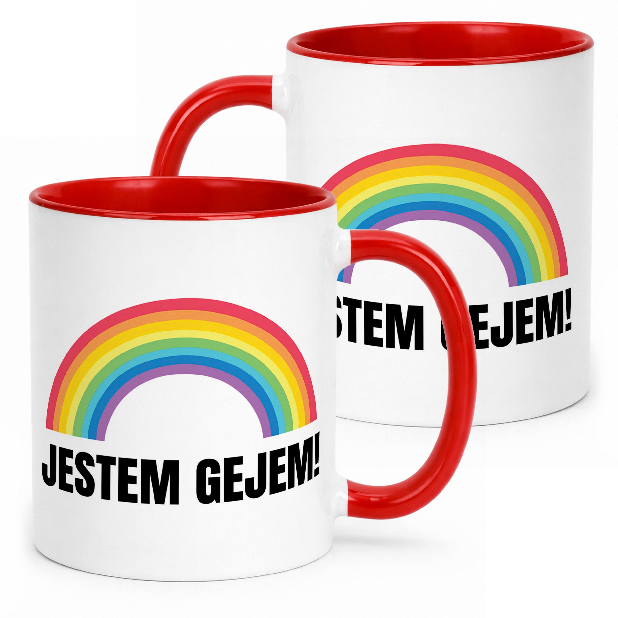 Kubek ceramiczny I’M GAY Tęcza LGBT Jestem Gejem
