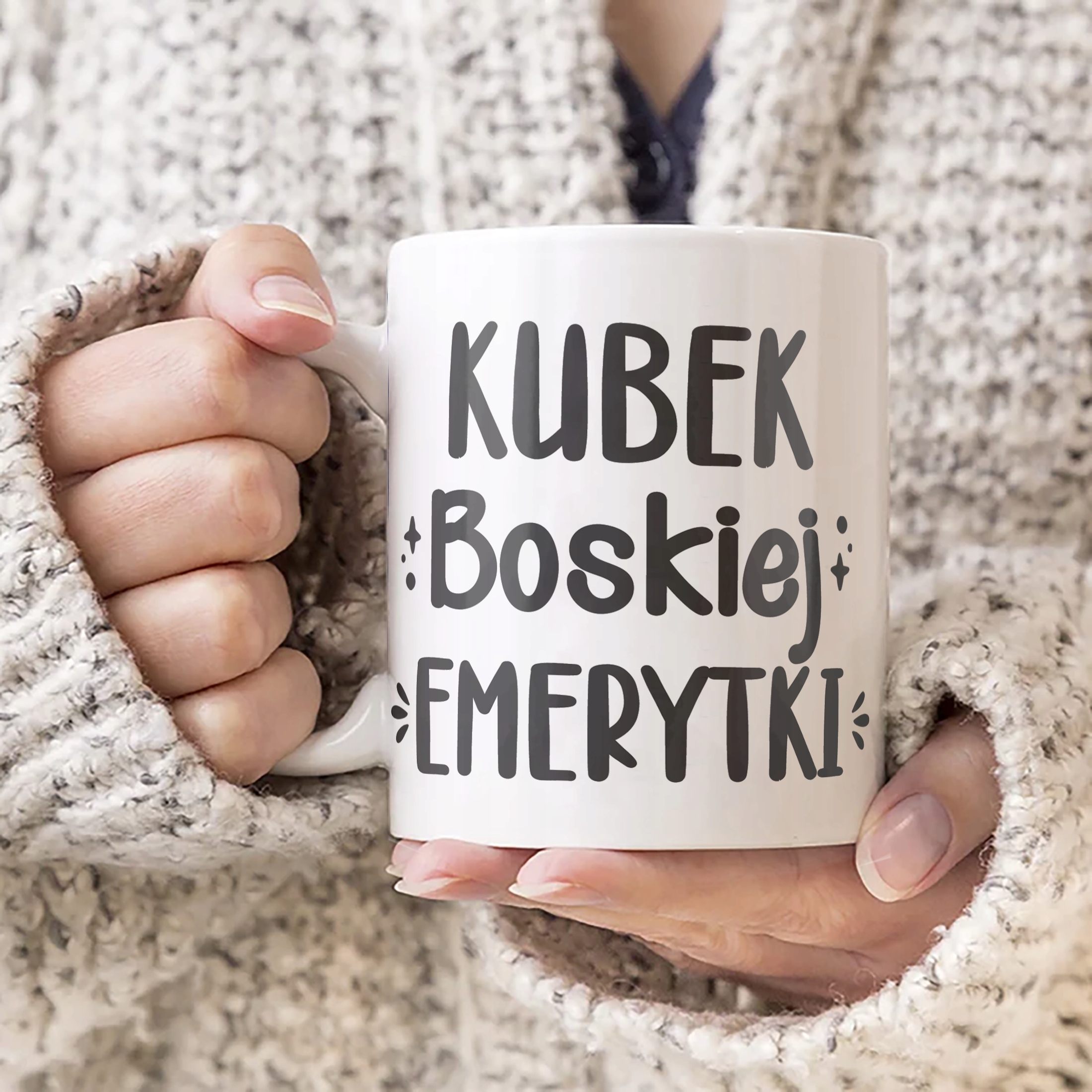 Kubek ceramiczny z okazji Emerytury Dla Emerytki Prezent Upominek