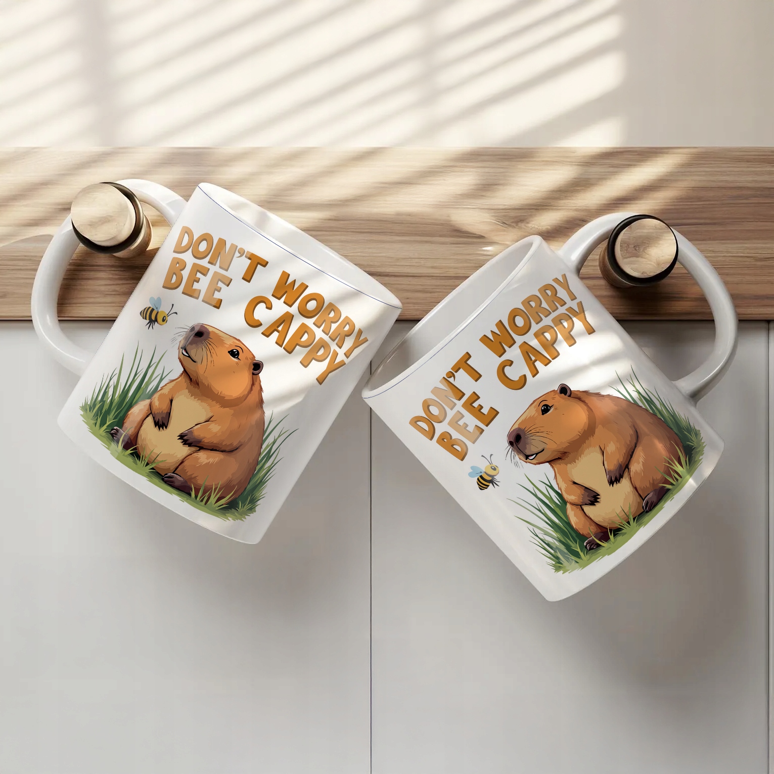 Kubek ceramiczny Kapibara Capybara Zwierzak Słodki Dla Dzieci Prezent