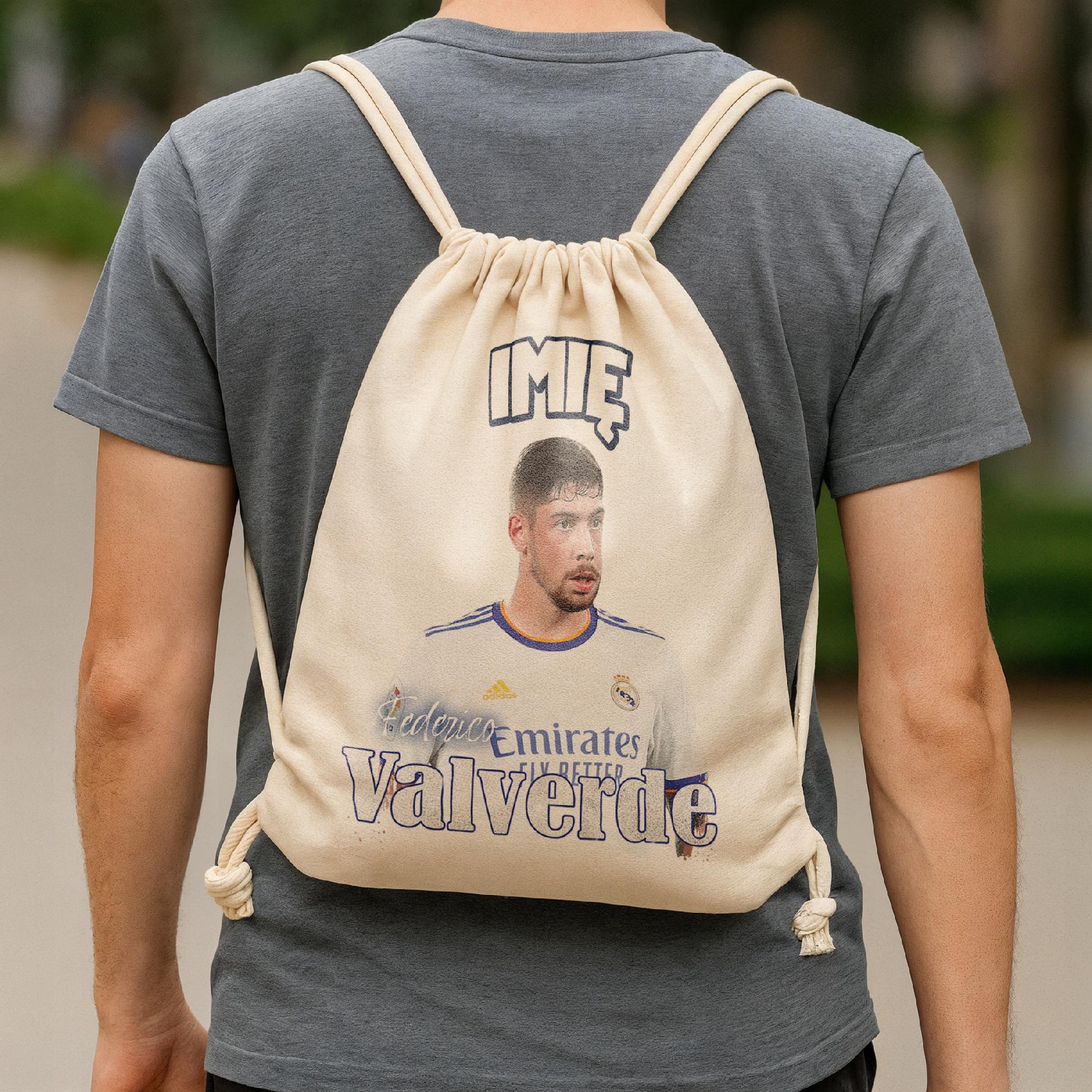 Plecak personalizowany Federico Valverde dla kibiców Real Madryt