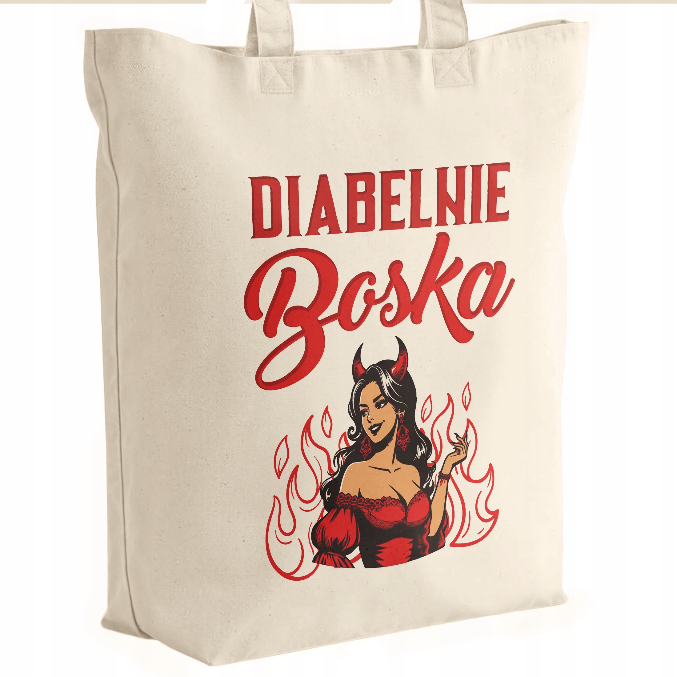 Zestaw Kubek + Torba Dzień Kobiet Prezent Upominek Diabelnie Boska