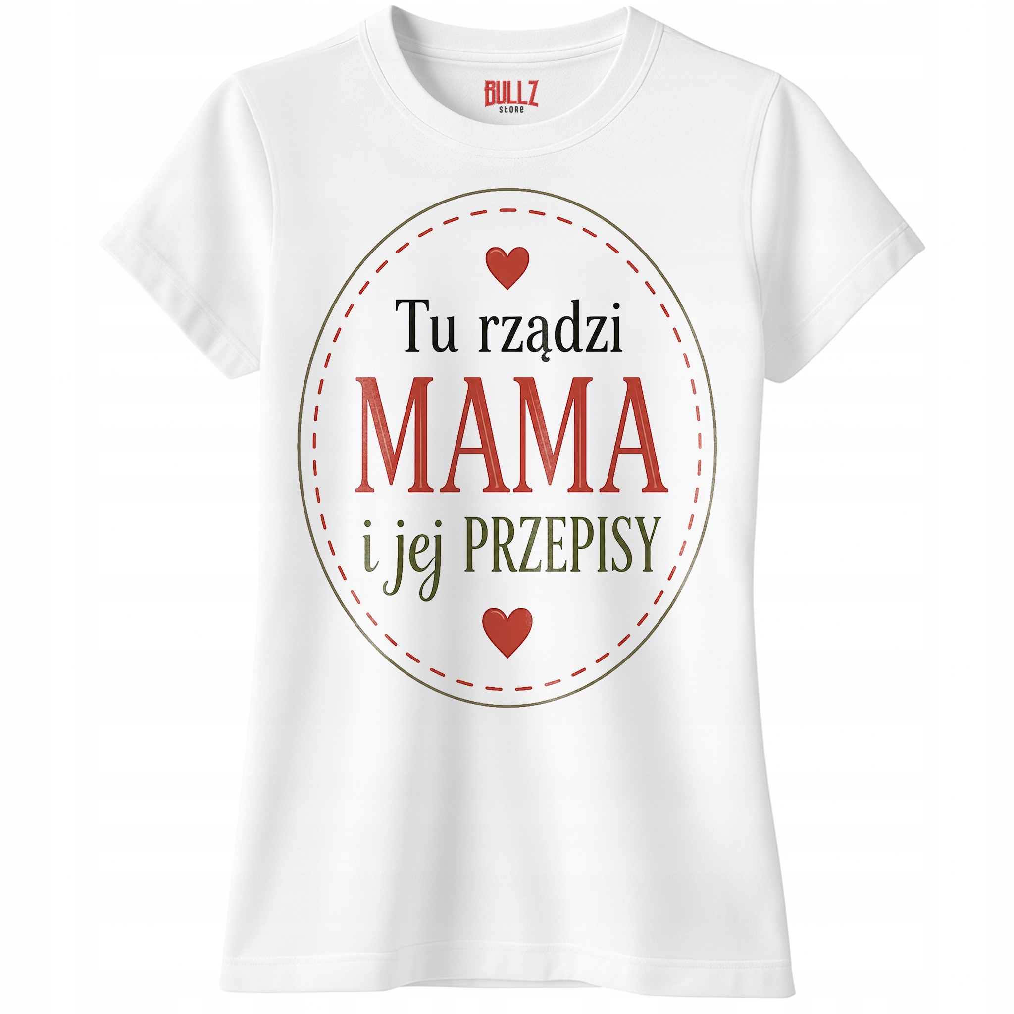 Koszulka biała damska Dzień Matki Dla Mamy Prezent Upominek r. S