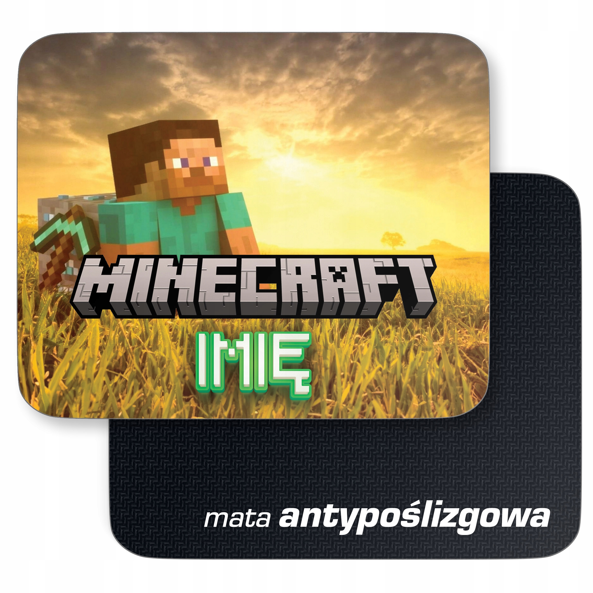 Podkładka pod mysz 22×18 cm personalizowana Stumble Guys z twoim imieniem