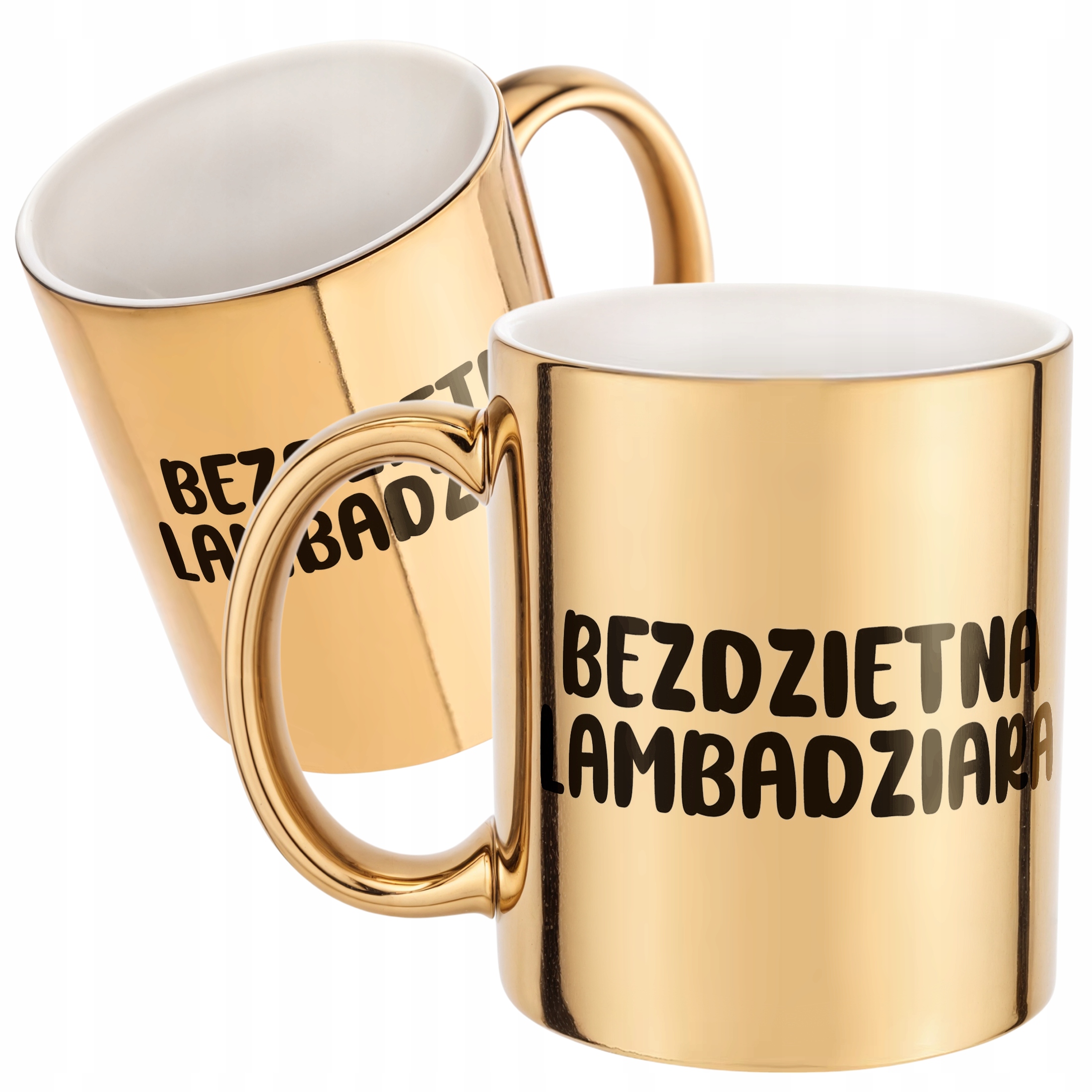 Złoty Kubek Bezdzietna Lambardziara Śmieszny Zabawny Prezent