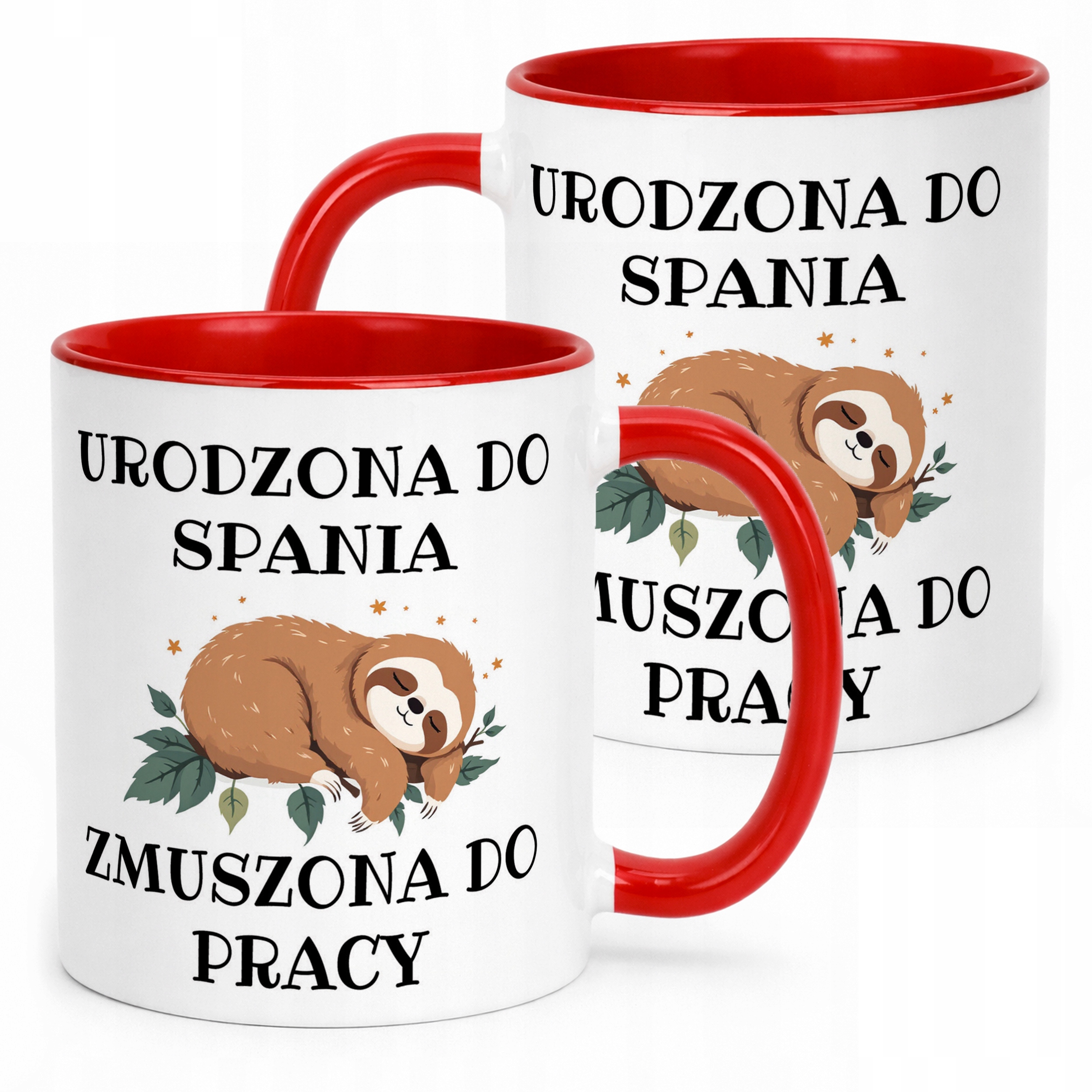 Kubek ceramiczny Urodzona Do Spania Śmieszny Zabawny Prezent