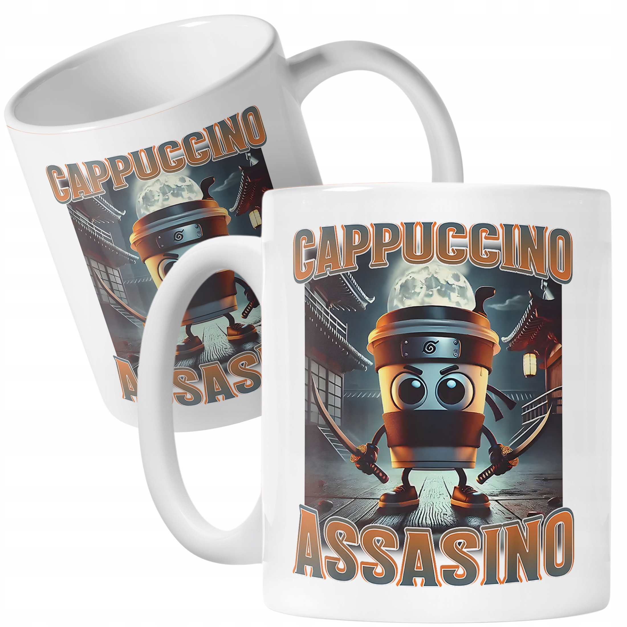 Kubek ceramiczny Cappuccino Assassino viral tiktok brainrot