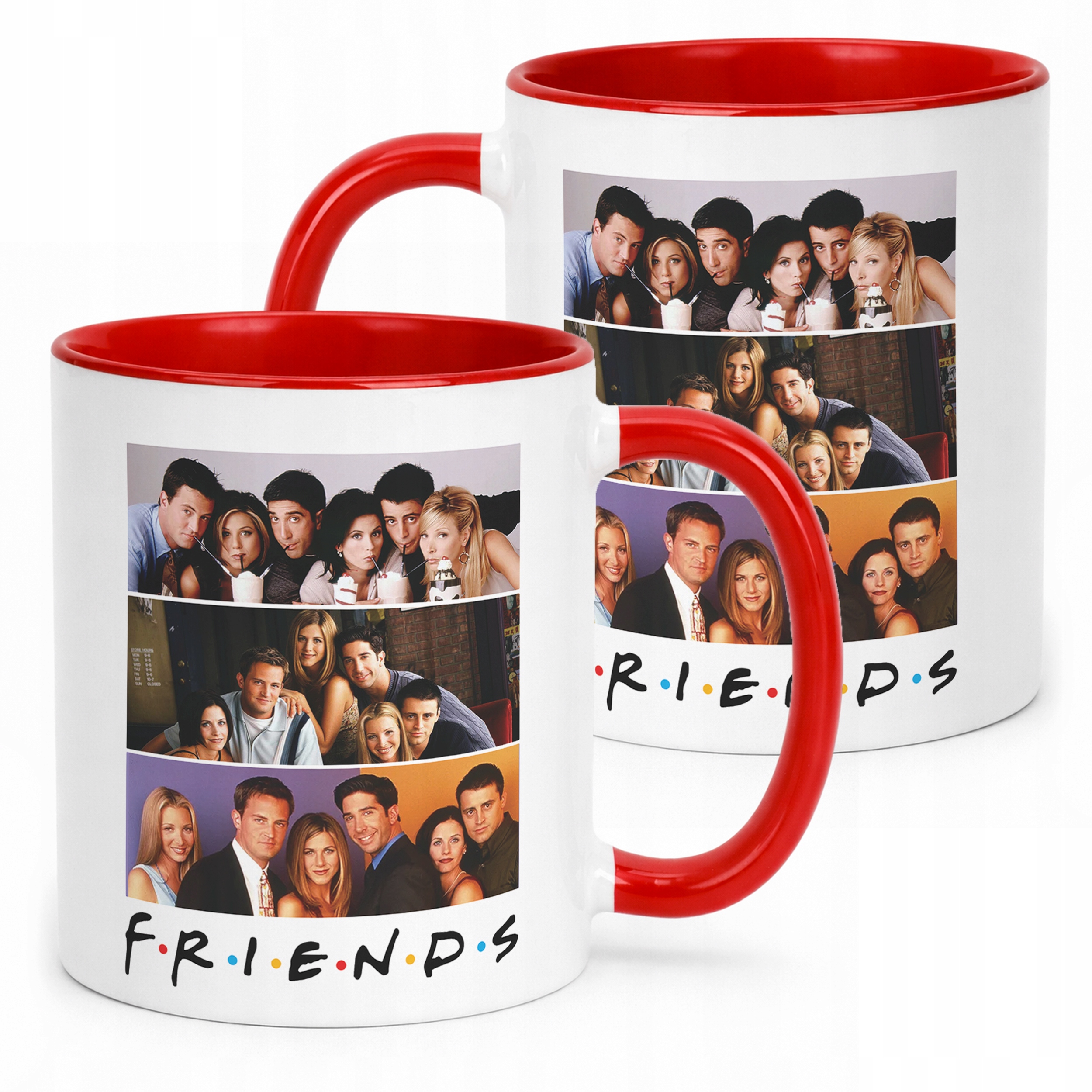Kubek Czerwony Friends Przyjaciele Dla Fanów Serialu Prezent Upominek