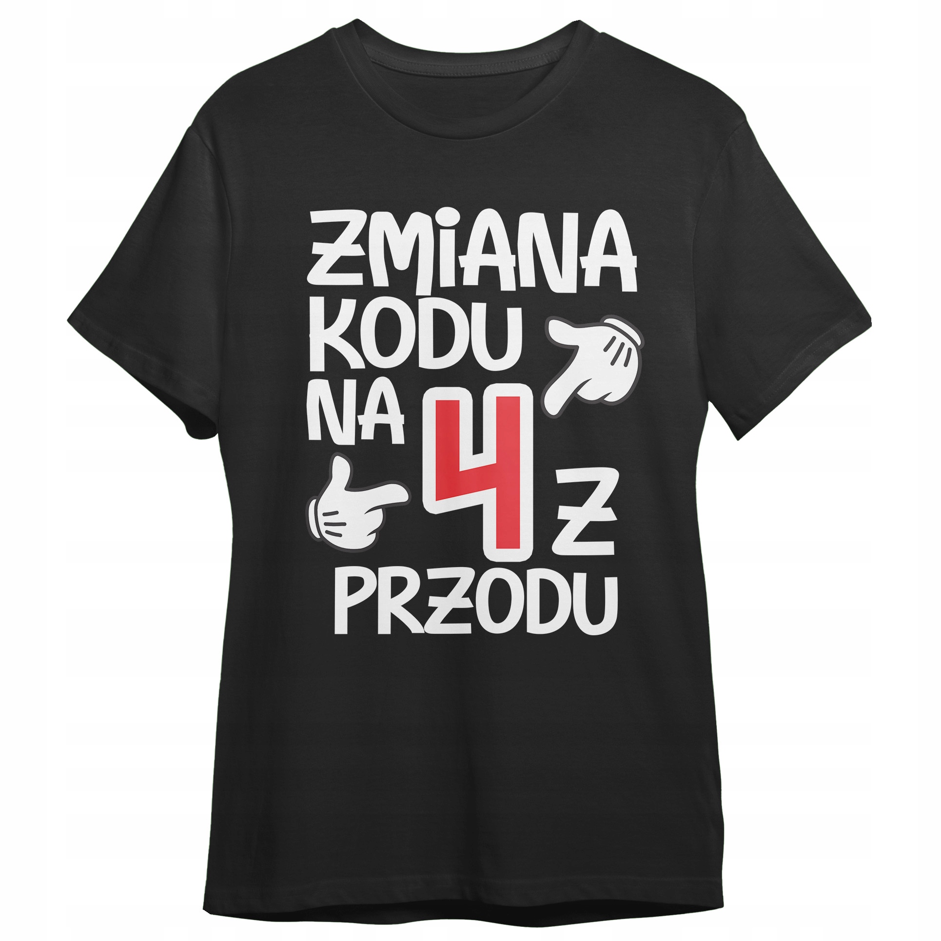 Koszulka damska czarna Zmiana Kodu Na 40 Urodziny Prezent Upominek